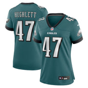 Charley Hughlett Philadelphia Eagles Nike Women's Team Game Jersey - Midnight Green