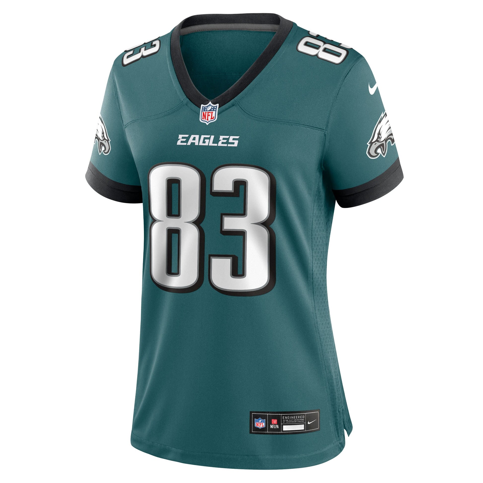 Kylen Granson Philadelphia Eagles Nike Women's Team Game Jersey - Midnight Green