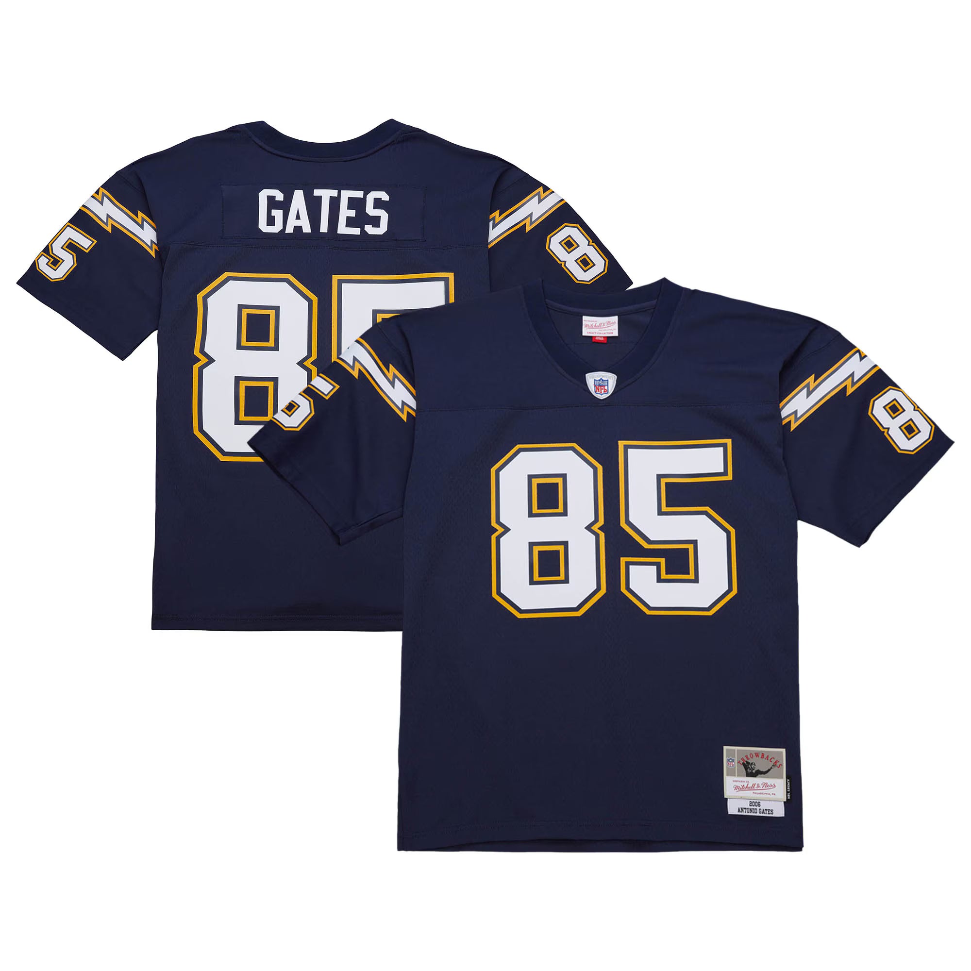 Antonio Gates Los Angeles Chargers Mitchell &amp; Ness 2006 Legacy Replica Jersey - Navy