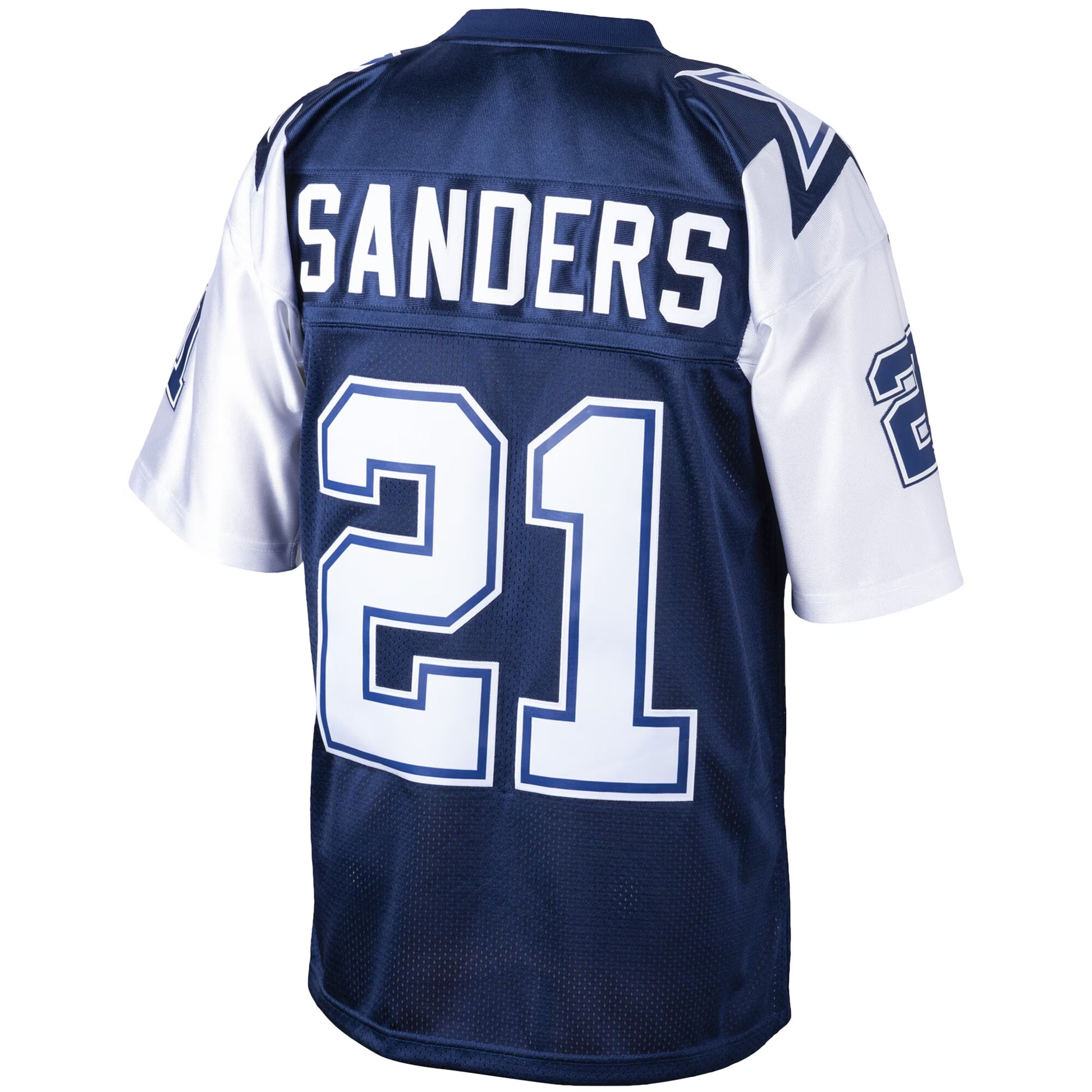 Deion Sanders Dallas Cowboys Mitchell &amp; Ness Big &amp; Tall 1995 Retired Player Replica Jersey - Navy