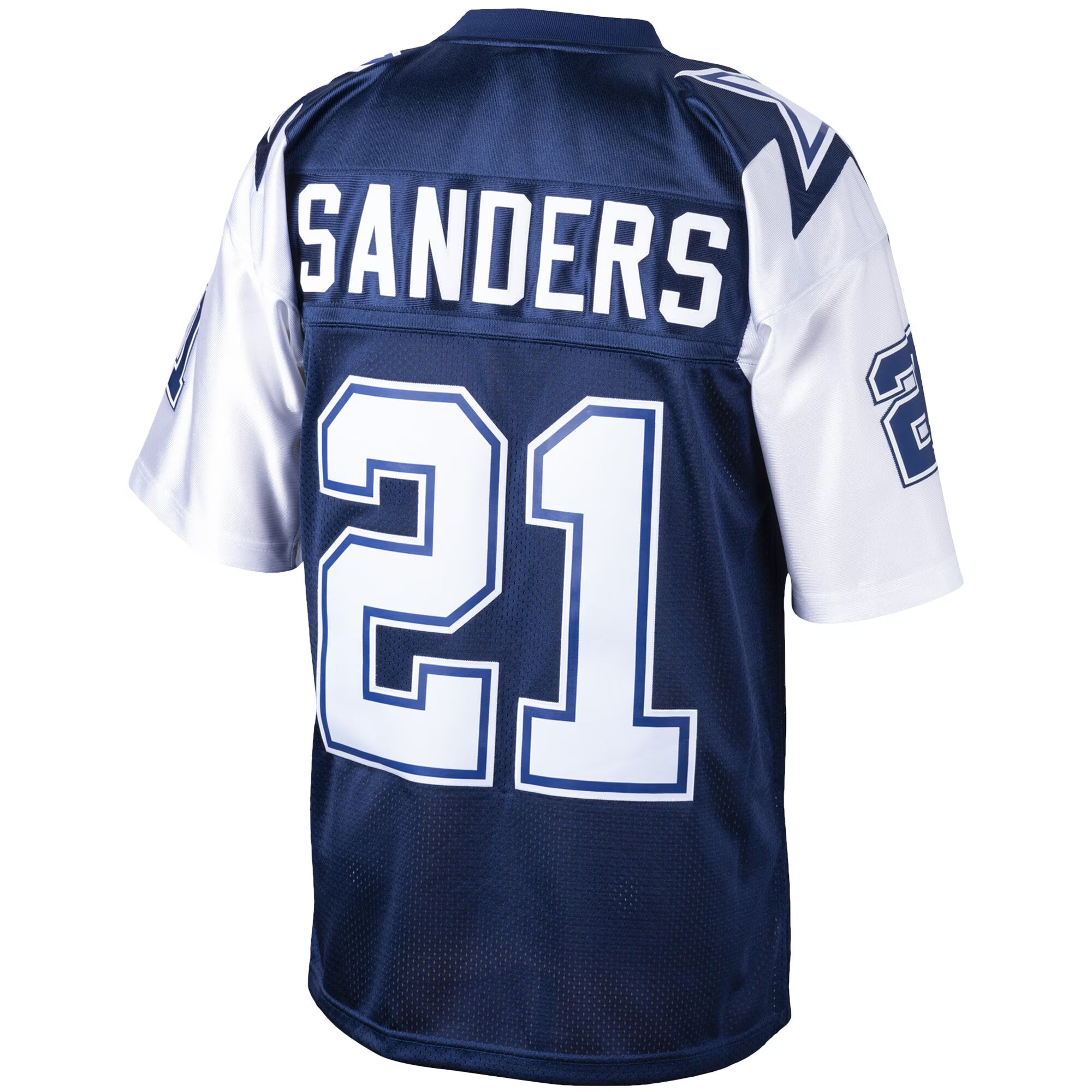 Deion Sanders Dallas Cowboys Mitchell &amp; Ness Big &amp; Tall 1995 Retired Player Replica Jersey - Navy