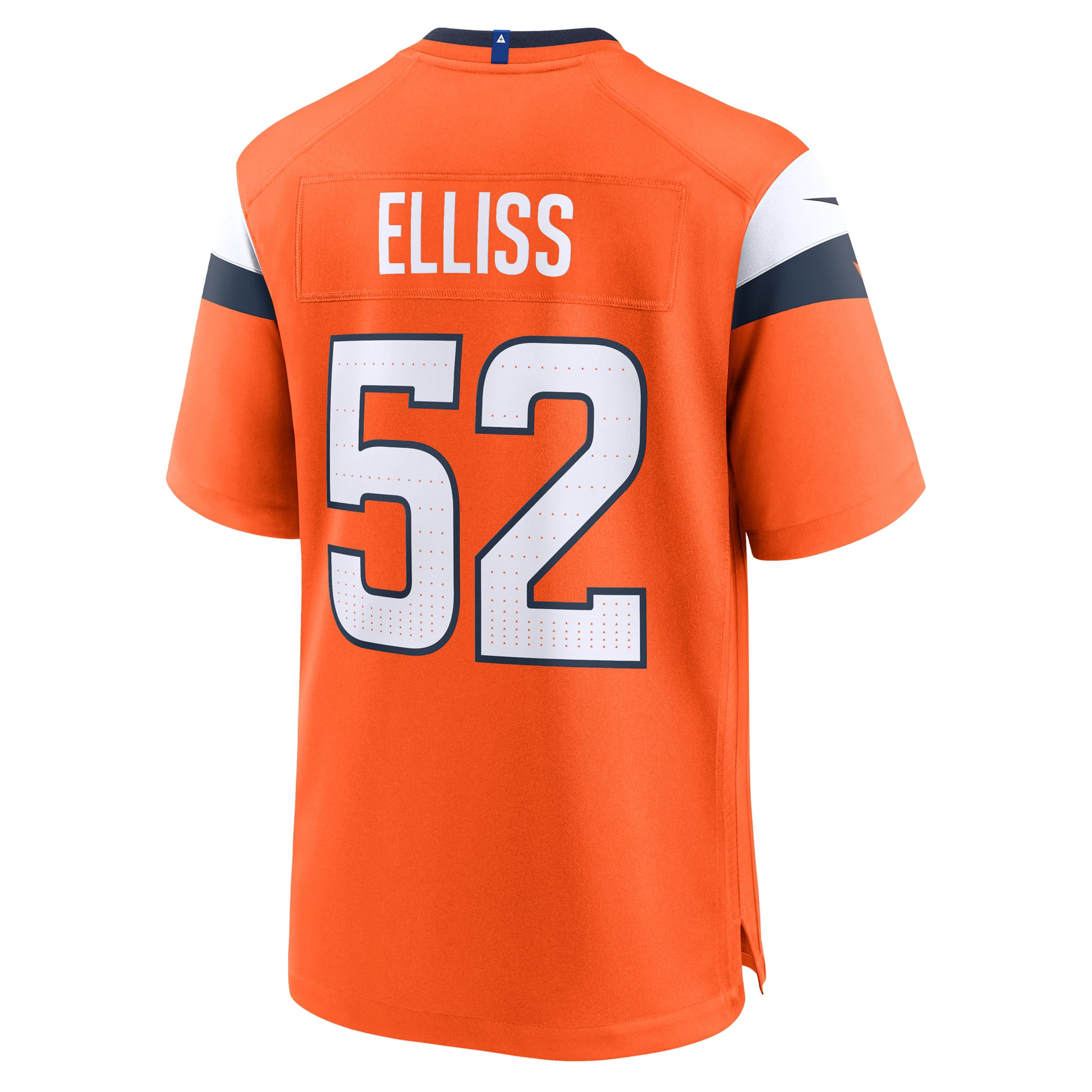 Jonah Elliss Denver Broncos Nike Team Game Jersey -  Orange
