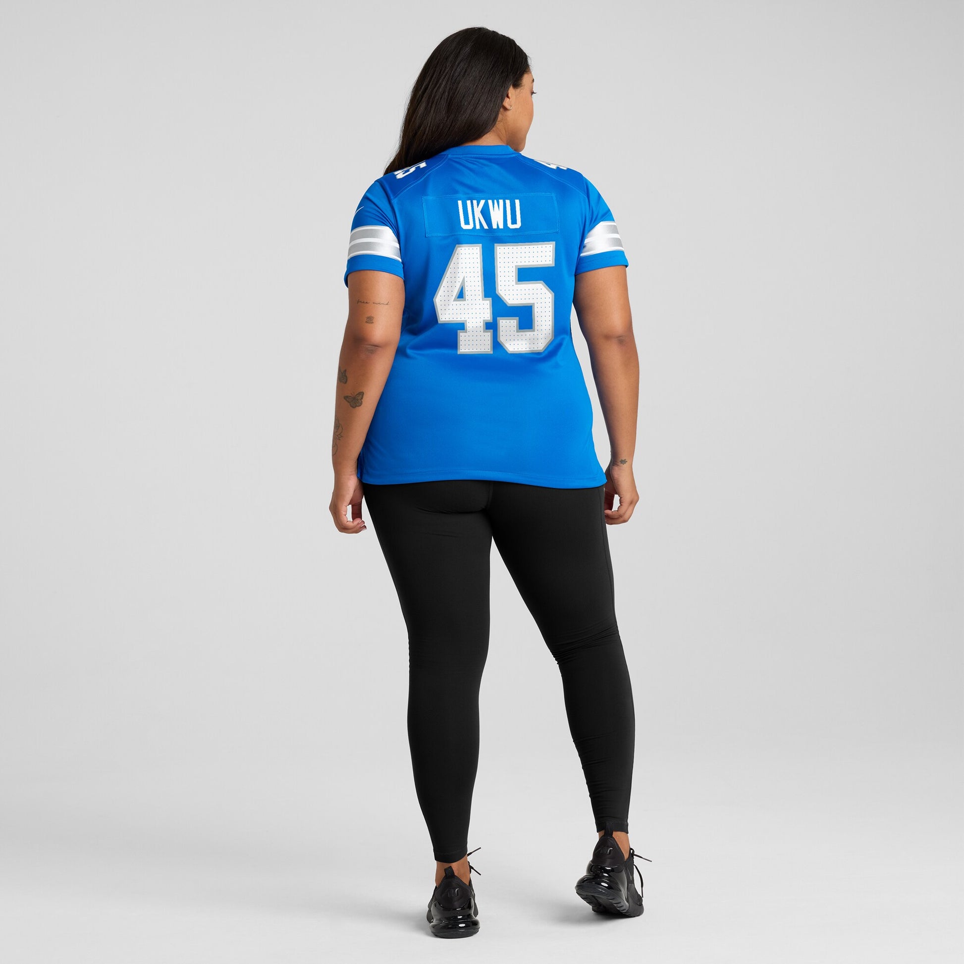 Isaac Ukwu Detroit Lions Nike Women's Game Jersey -  Blue
