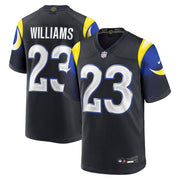 Kyren Williams Los Angeles Rams Nike 2025 Rivalries Collection Game Jersey - Midnight Blue