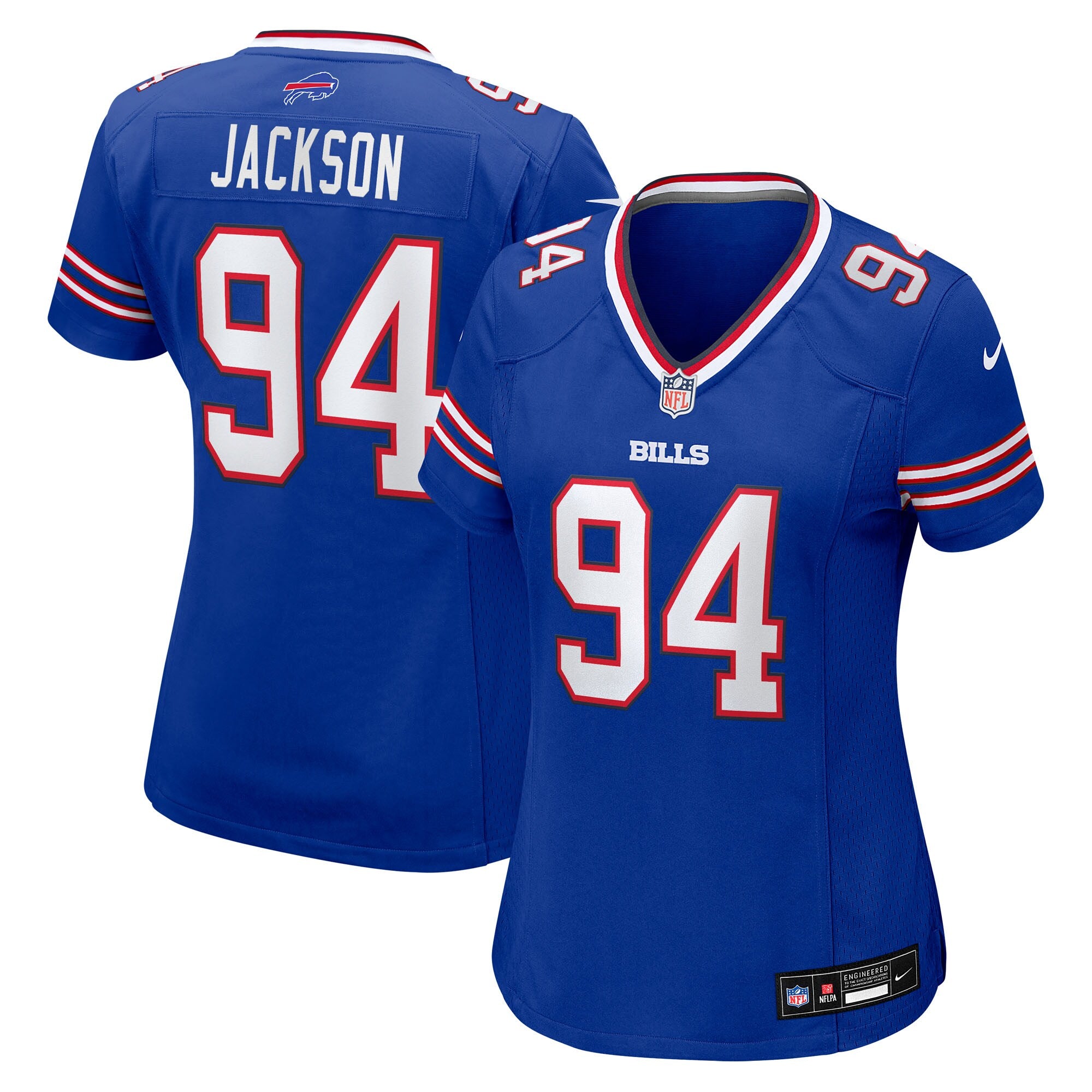 Landon Jackson Buffalo Bills Nike Women's Team Game Jersey -  Royal