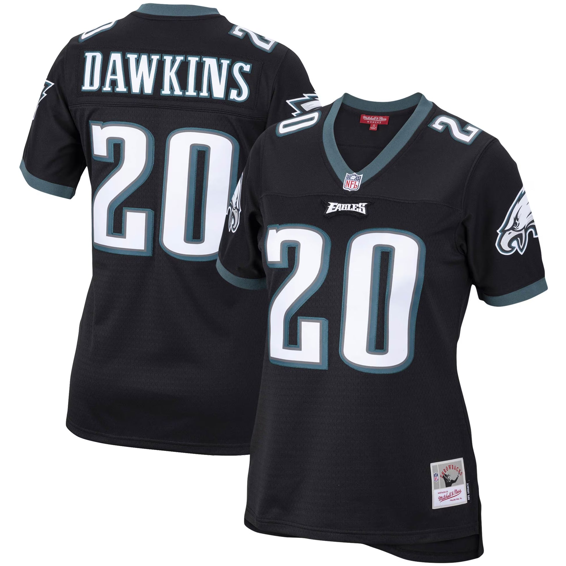 Brian Dawkins Philadelphia Eagles Mitchell &amp; Ness Women's Legacy Replica Team Jersey - Black