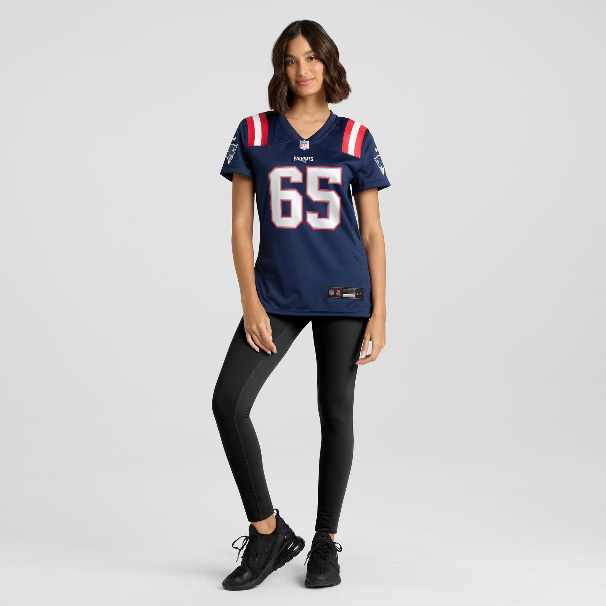Garrett Bradbury New England Patriots Nike Women's Team Game Jersey -  Navy