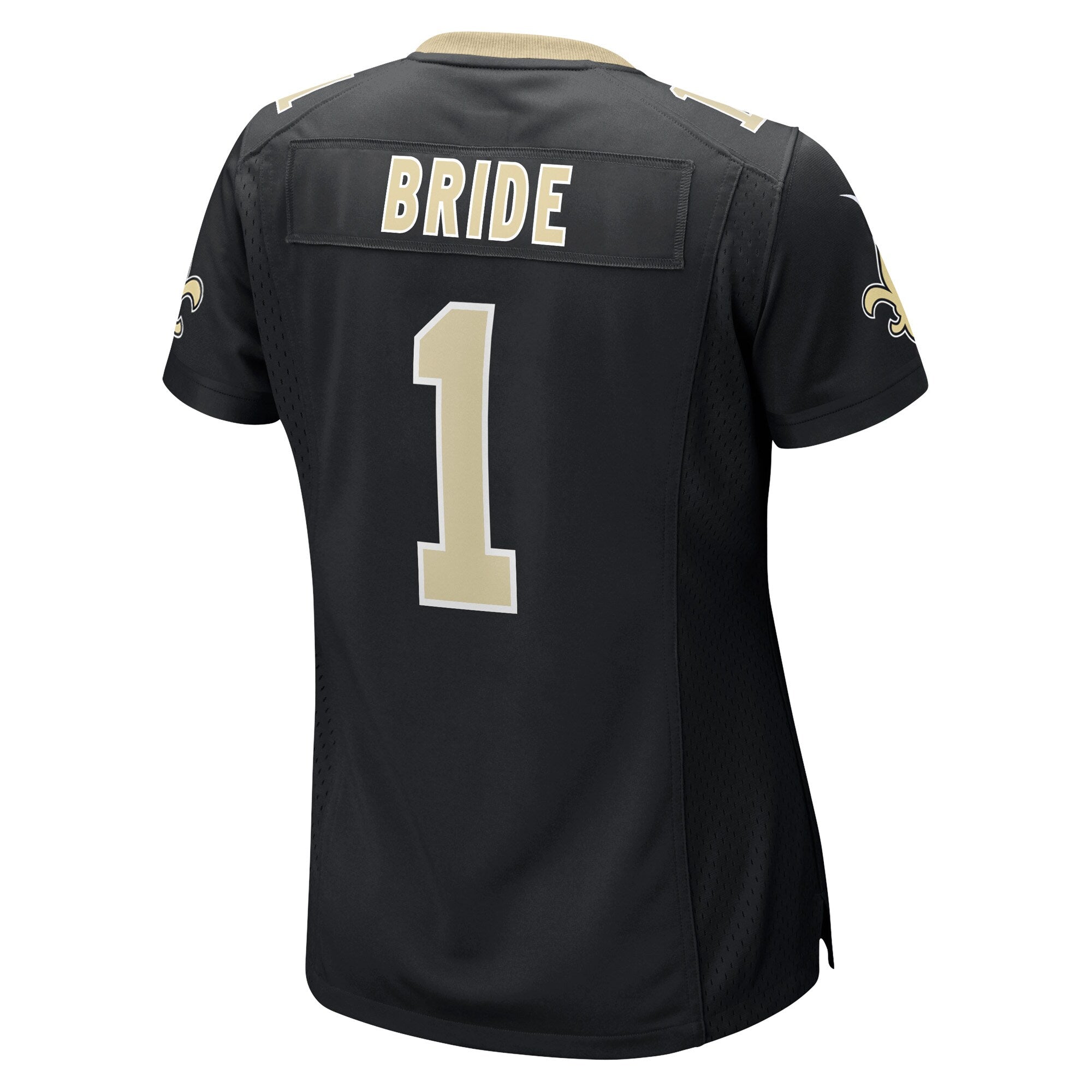 Number 1 Bride New Orleans Saints Nike Women's Game Jersey - Black