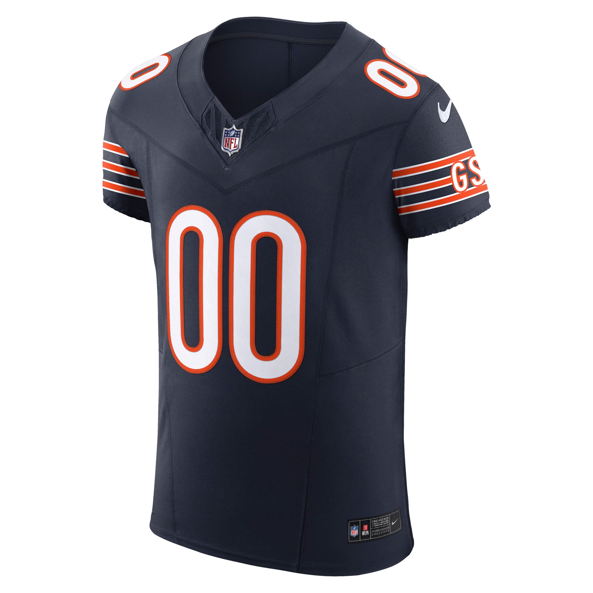 Chicago Bears Nike Vapor F.U.S.E. Elite Custom Jersey - Navy