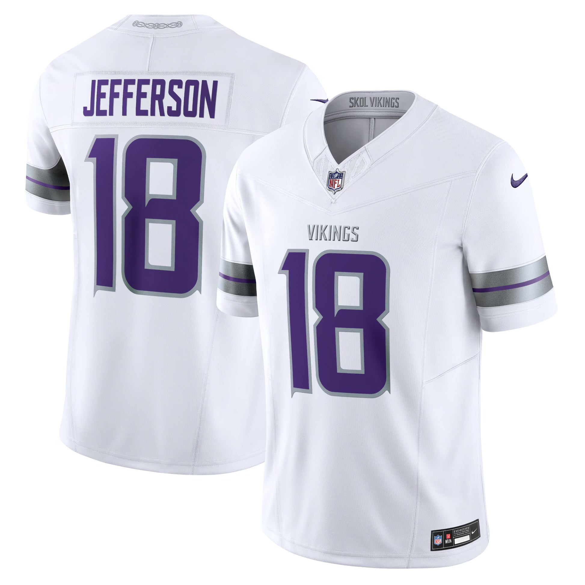 Justin Jefferson Minnesota Vikings Nike Alternate Vapor F.U.S.E. Limited Jersey - White