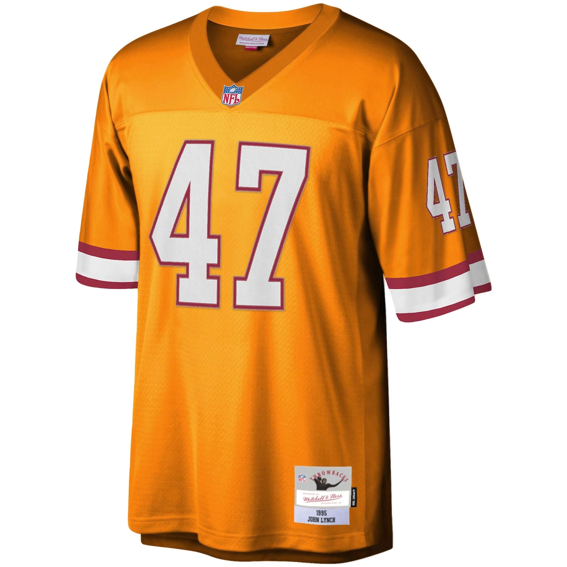 John Lynch Tampa Bay Buccaneers Mitchell &amp; Ness Big &amp; Tall 1995 Legacy Retired Player Jersey - Orange