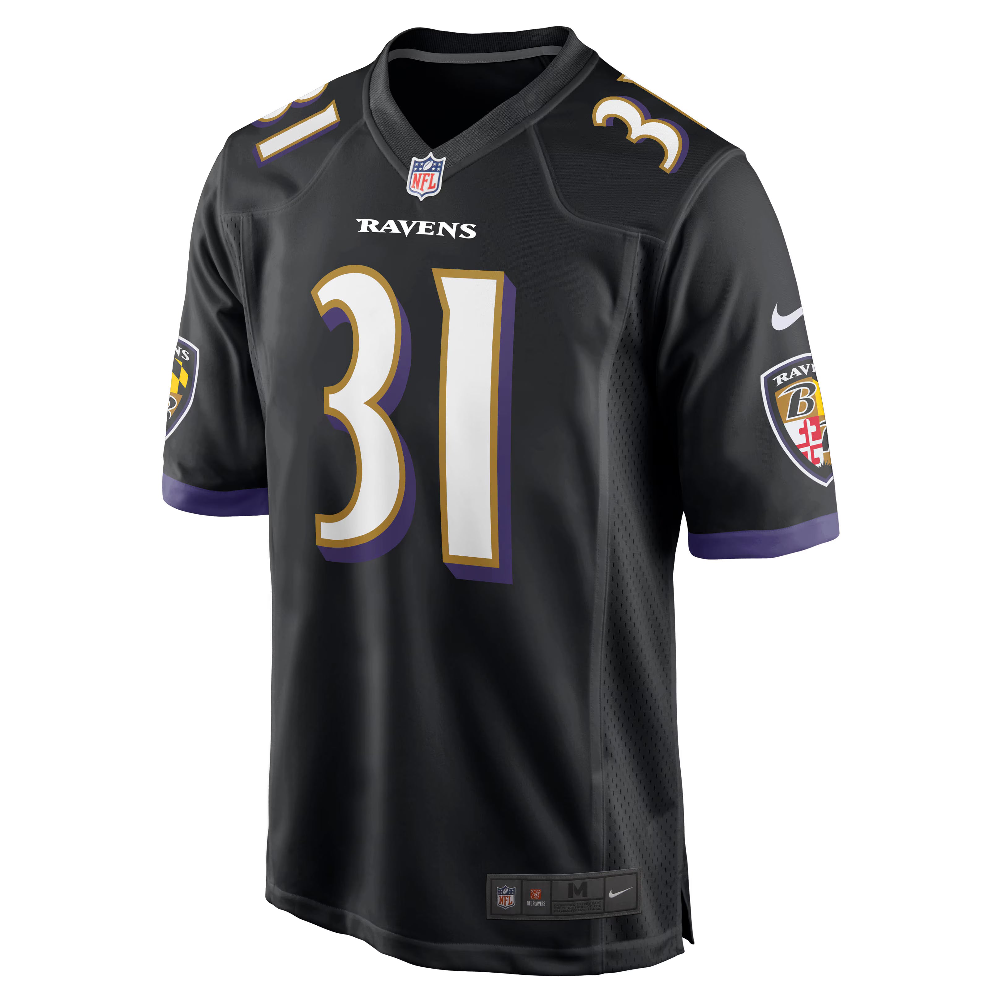 Jamal Lewis Baltimore Ravens Nike Retired Player Alternate Game Jersey - Black