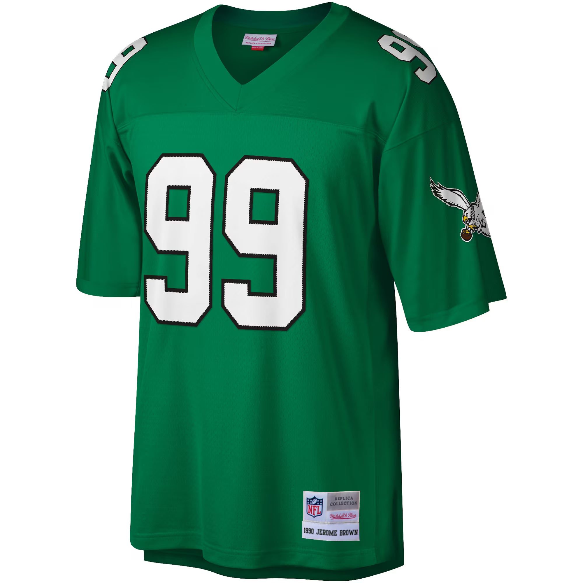 Jerome Brown Philadelphia Eagles Mitchell &amp; Ness Legacy Replica Jersey - Kelly Green