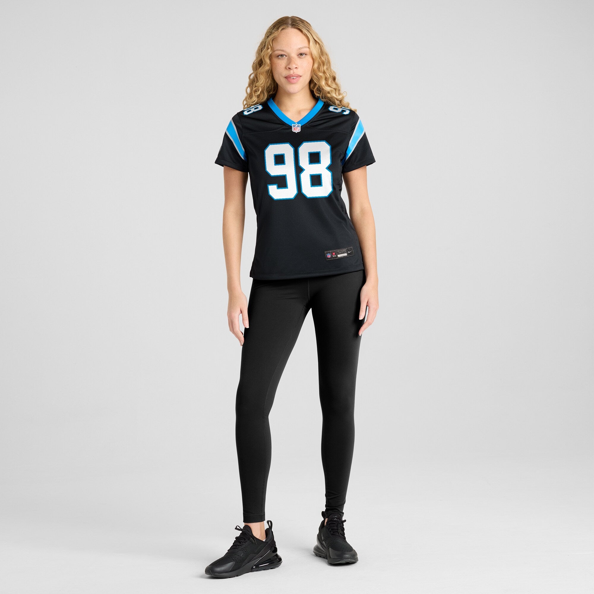 D.J. Wonnum Carolina Panthers Nike Women's  Game Jersey -  Black