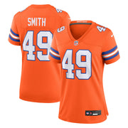 Dennis Smith Denver Broncos Nike Women's Mile High Collection 1977 Throwback Retired Player Game Jersey - Orange