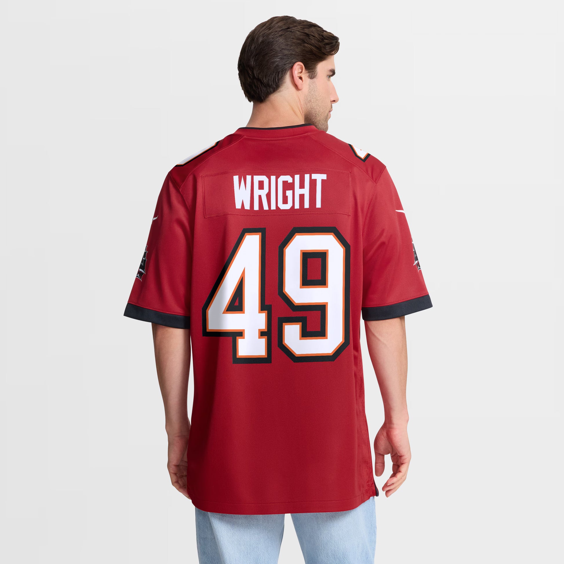 Owen Wright Tampa Bay Buccaneers Nike Team  Game Jersey -  Red