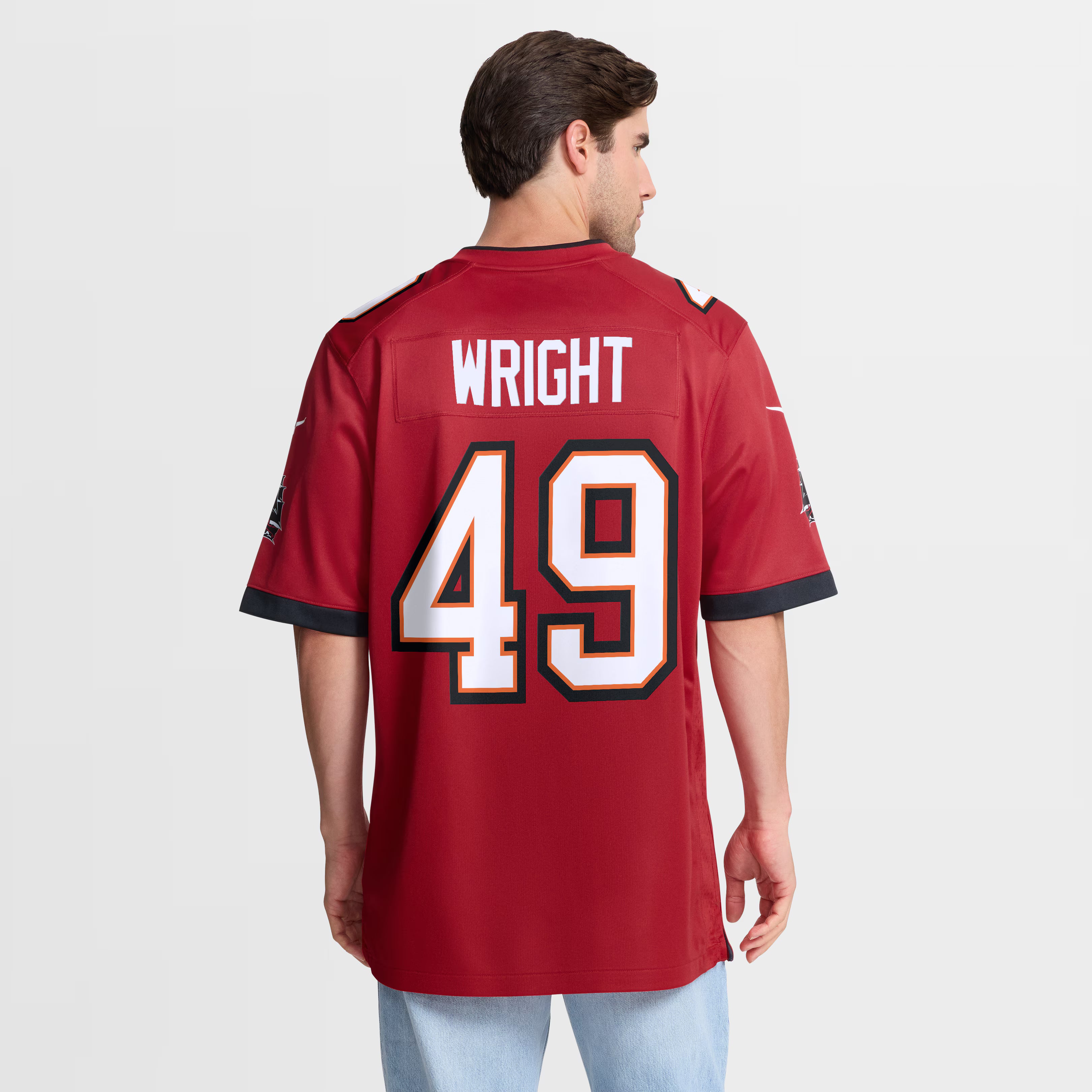 Owen Wright Tampa Bay Buccaneers Nike Team  Game Jersey -  Red