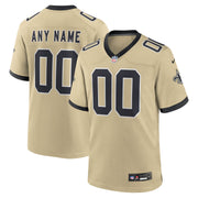 New Orleans Saints Nike Gameday Golds Alternate Custom Game Jersey - Gold