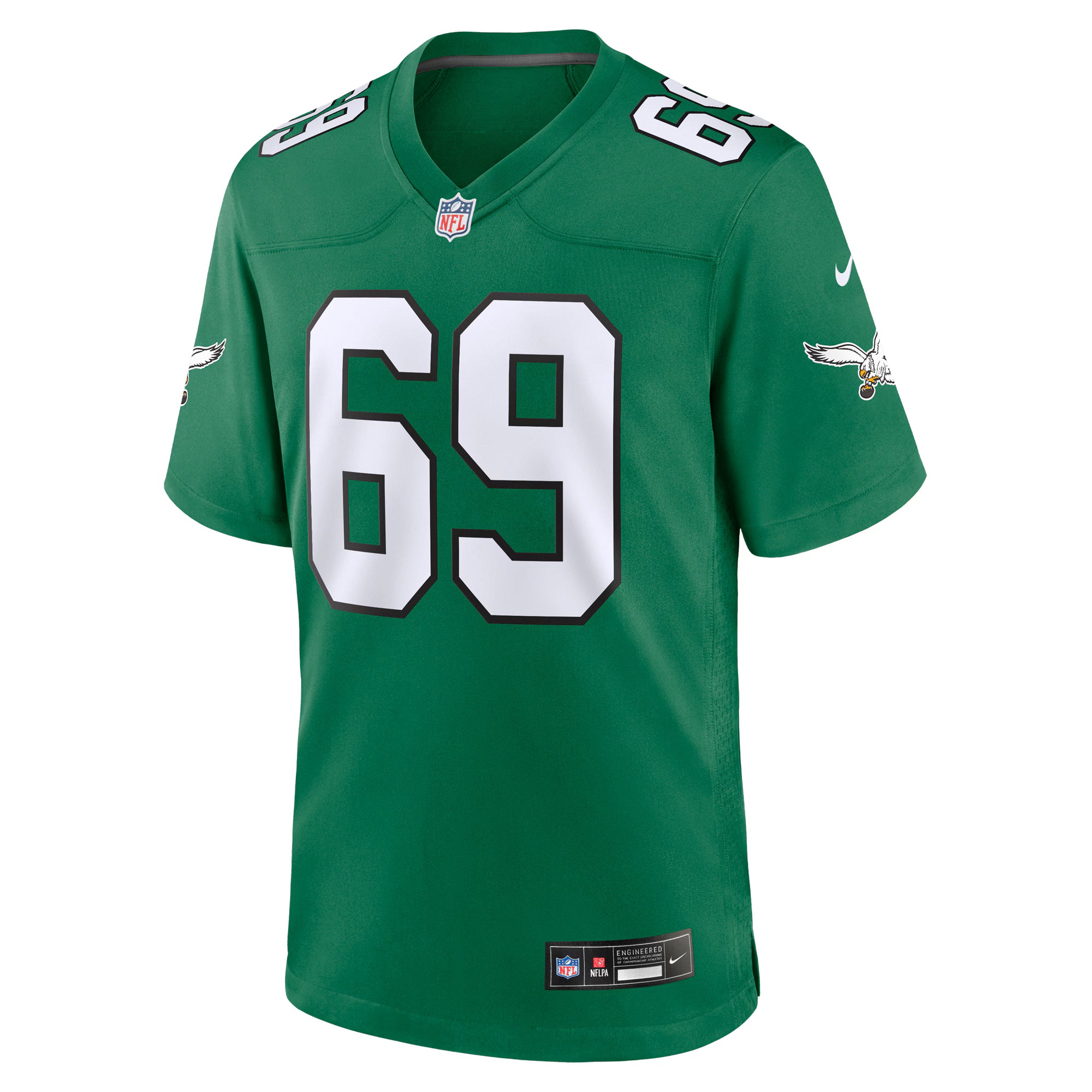 Landon Dickerson Philadelphia Eagles Nike Alternate Game Jersey - Kelly Green