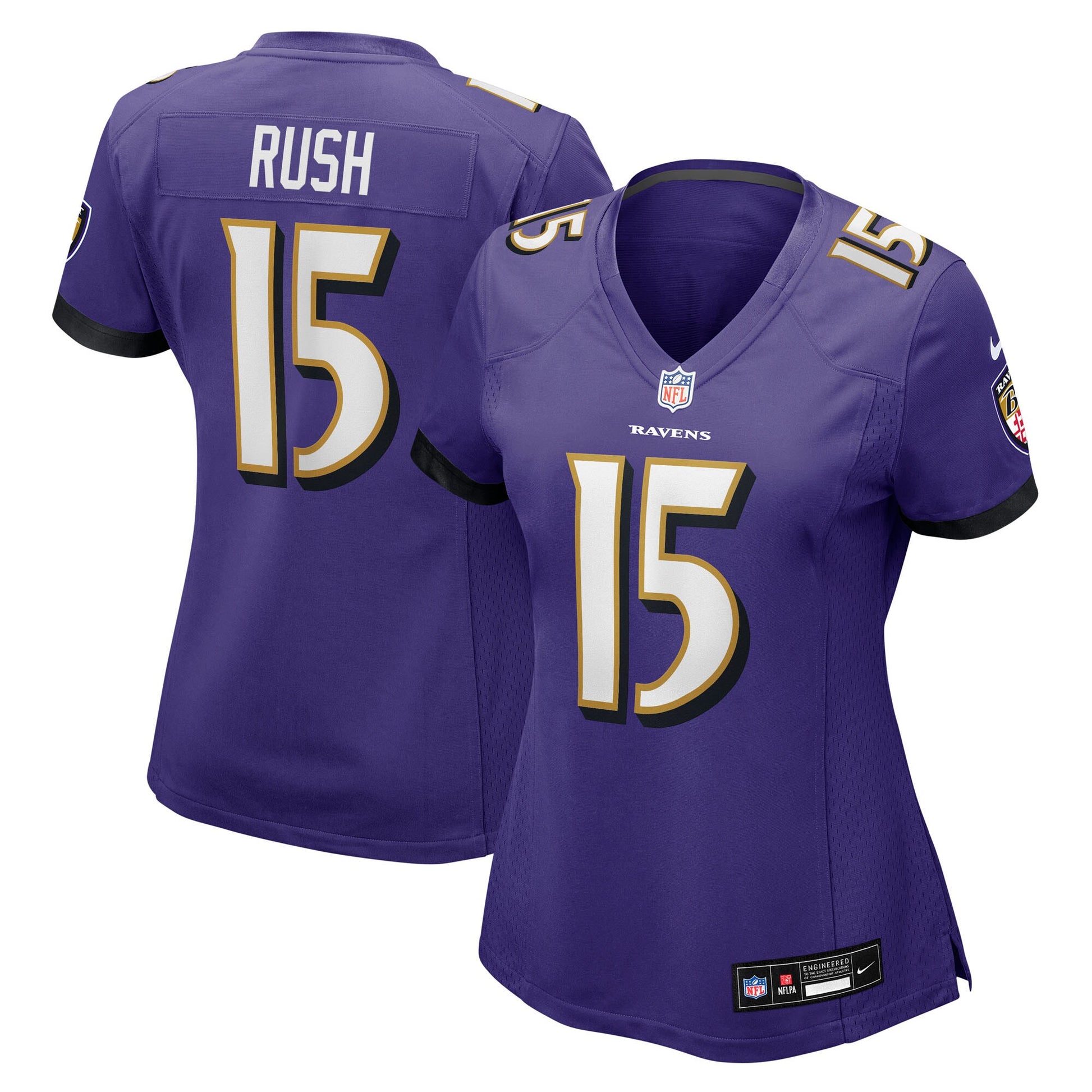Cooper Rush Baltimore Ravens Nike Women's Team Game Jersey -  Purple