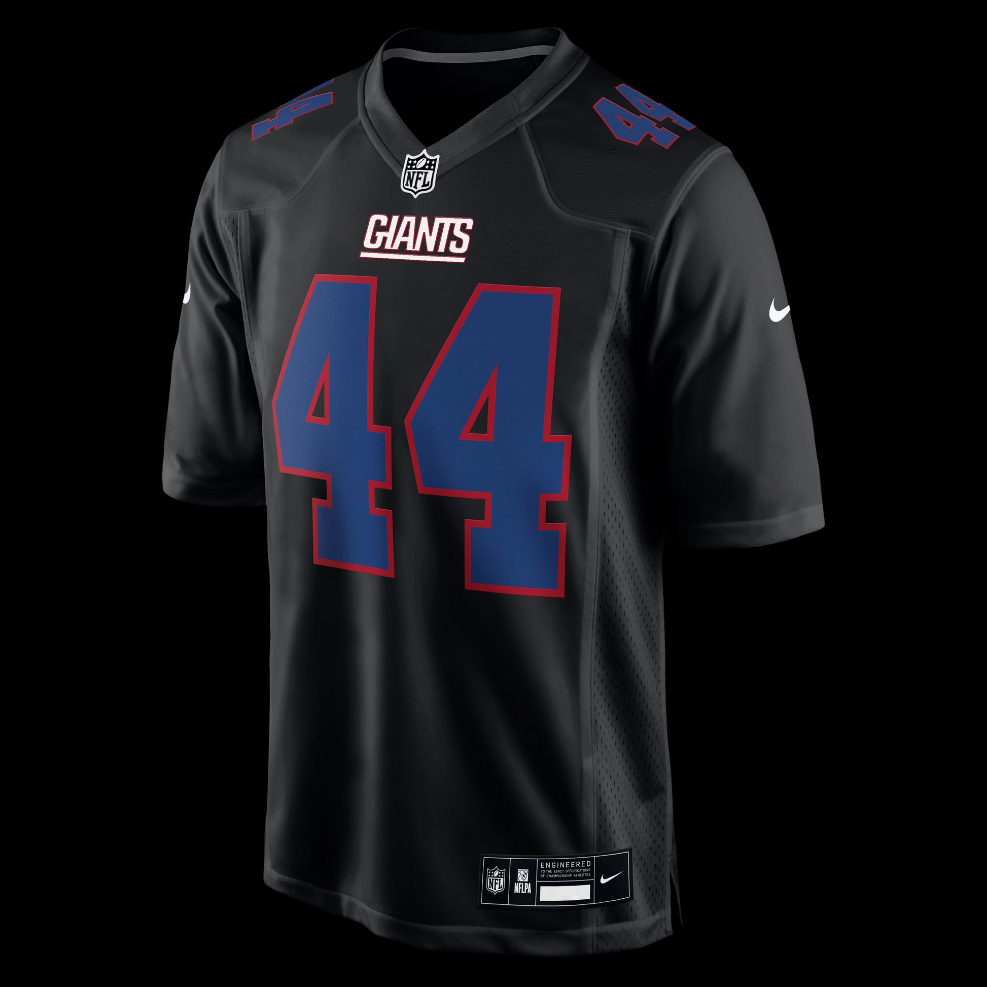 Cam Skattebo New York Giants Nike Fashion Game Jersey - Carbon Black