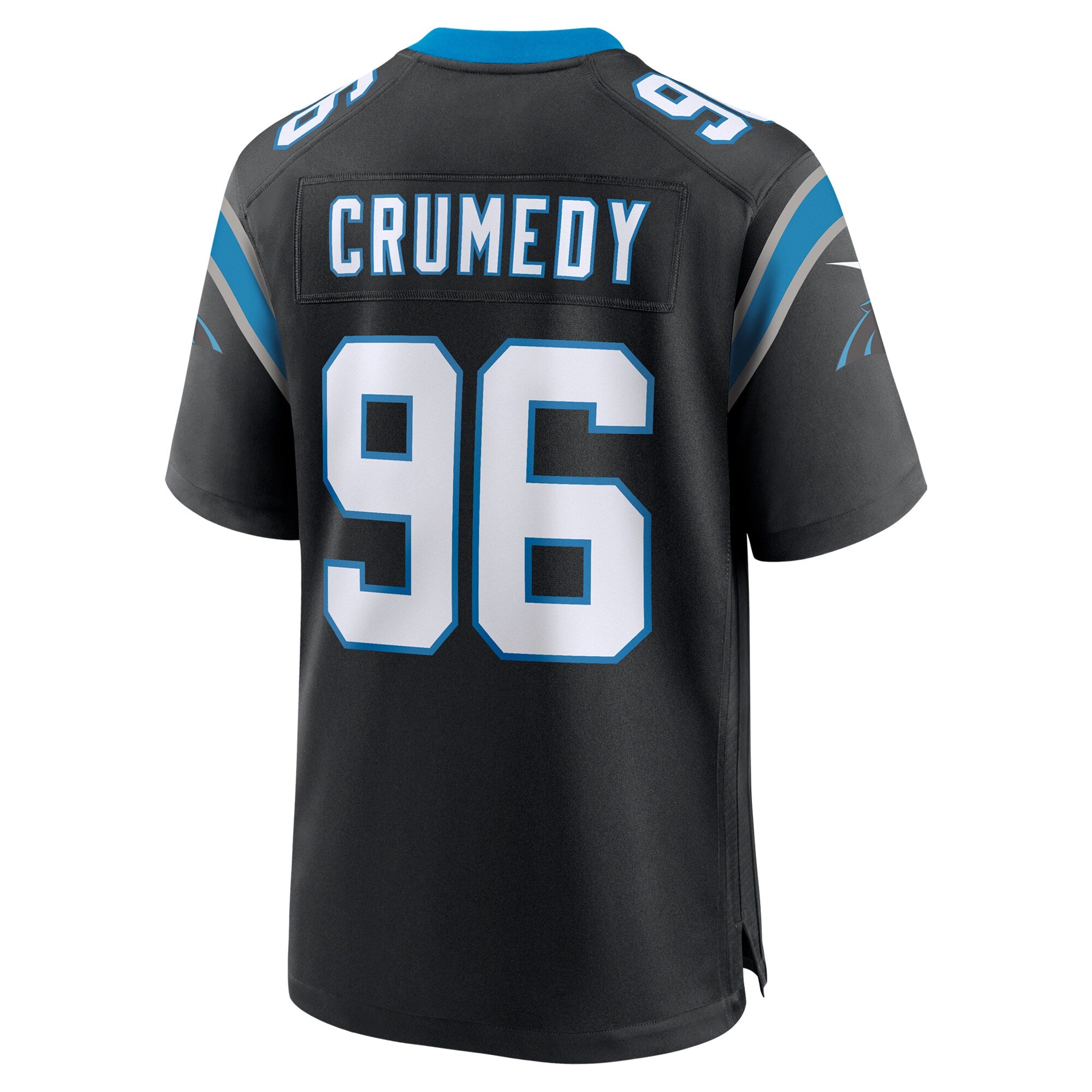 Jaden Crumedy Carolina Panthers Nike  Game Jersey -  Black