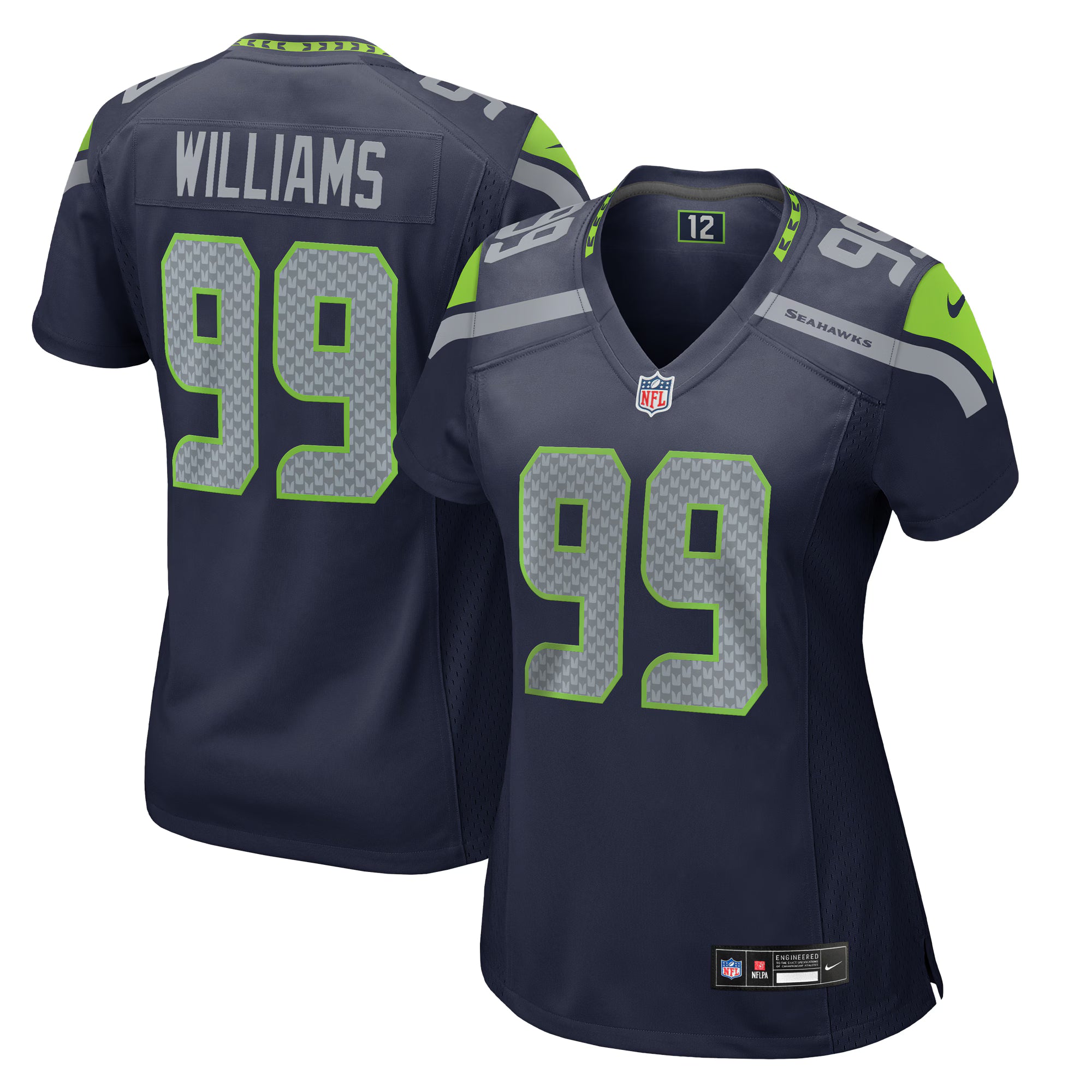 Leonard Williams Seattle Seahawks Nike Women's Team Game Jersey - College College Navy