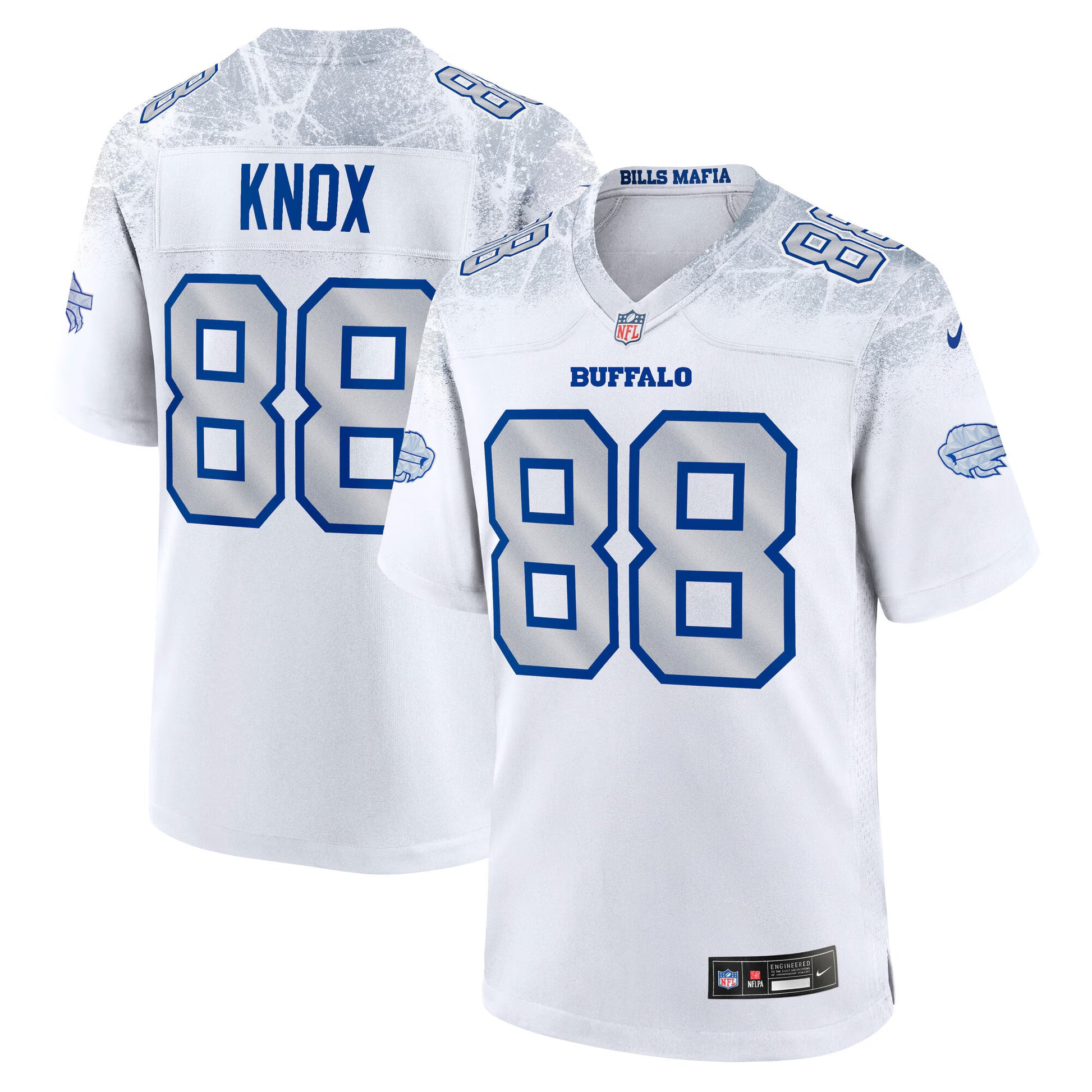 Dawson Knox Buffalo Bills Nike 2025 Rivalries Collection Game Jersey - White