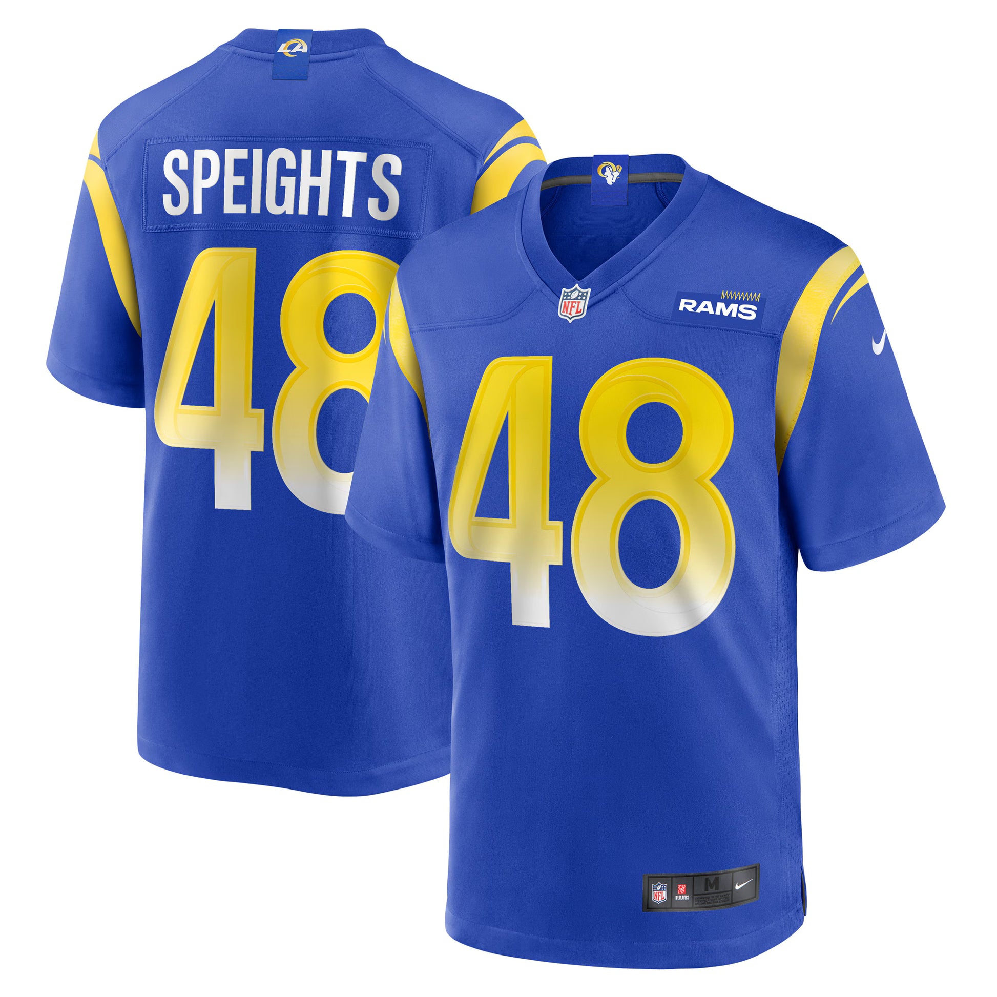 Omar Speights Los Angeles Rams Nike Game Jersey -  Royal