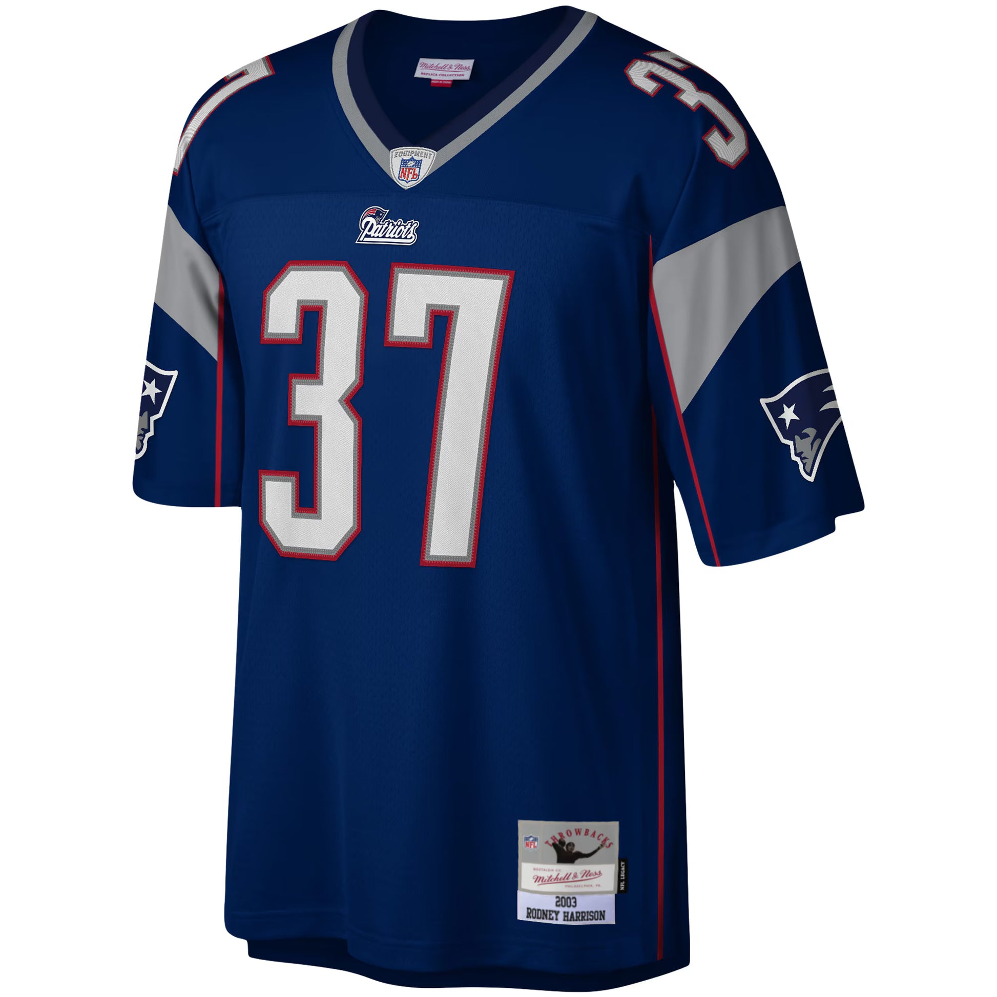 Rodney Harrison New England Patriots Mitchell &amp; Ness Legacy Replica Jersey - Navy