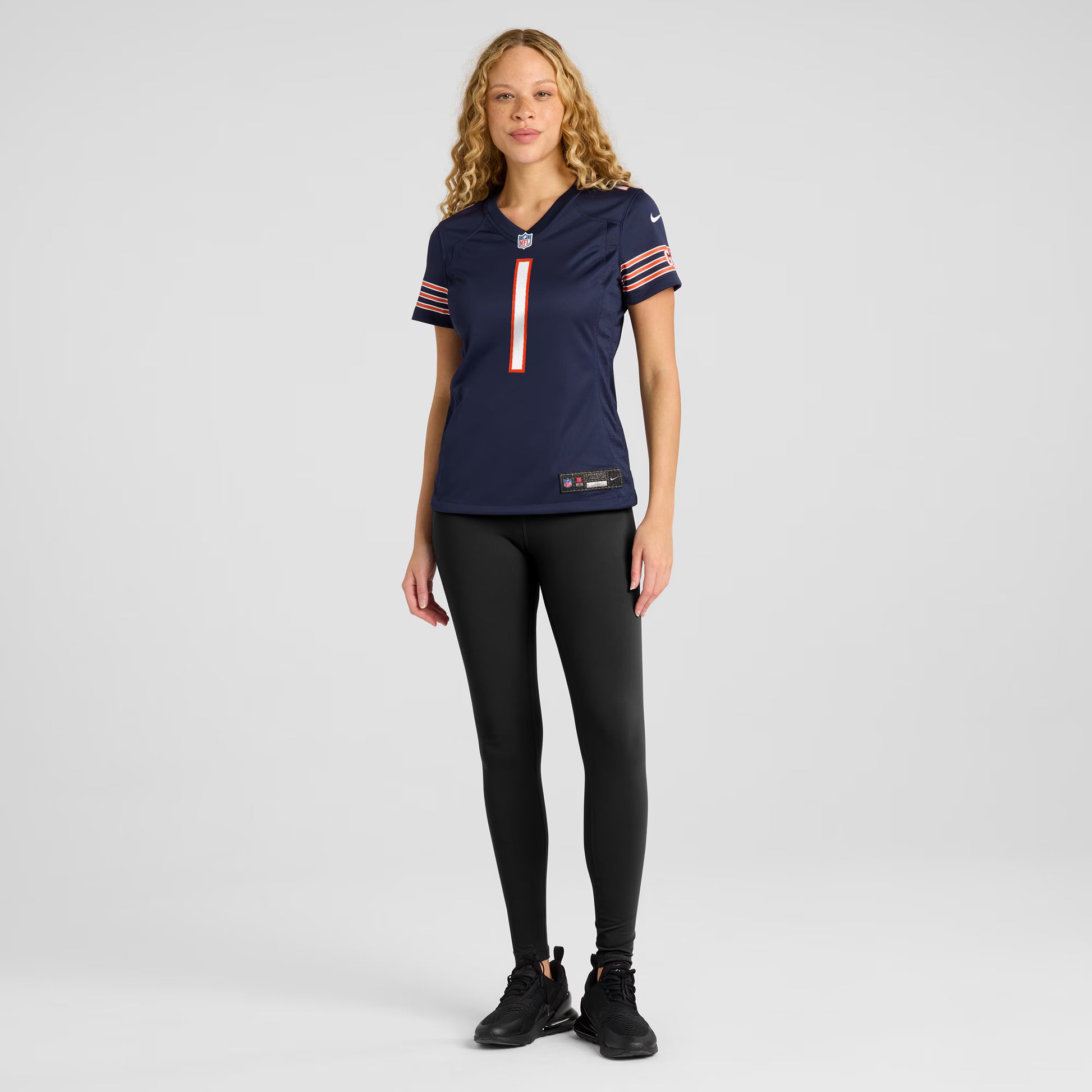 Number 1 Bride Chicago Bears Nike Women's Game Jersey - Navy