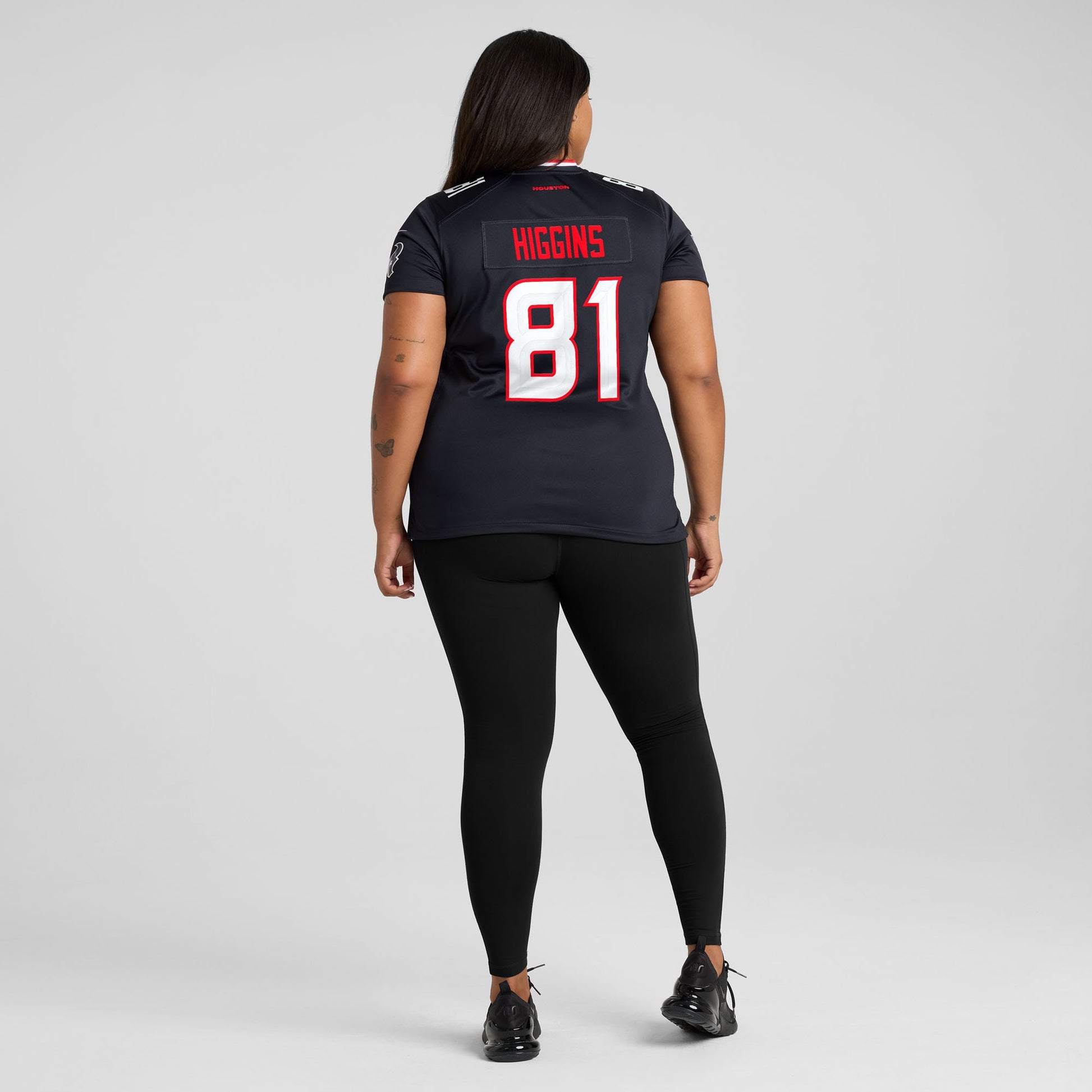 Jayden Higgins Houston Texans Nike Women's Game Jersey - Navy