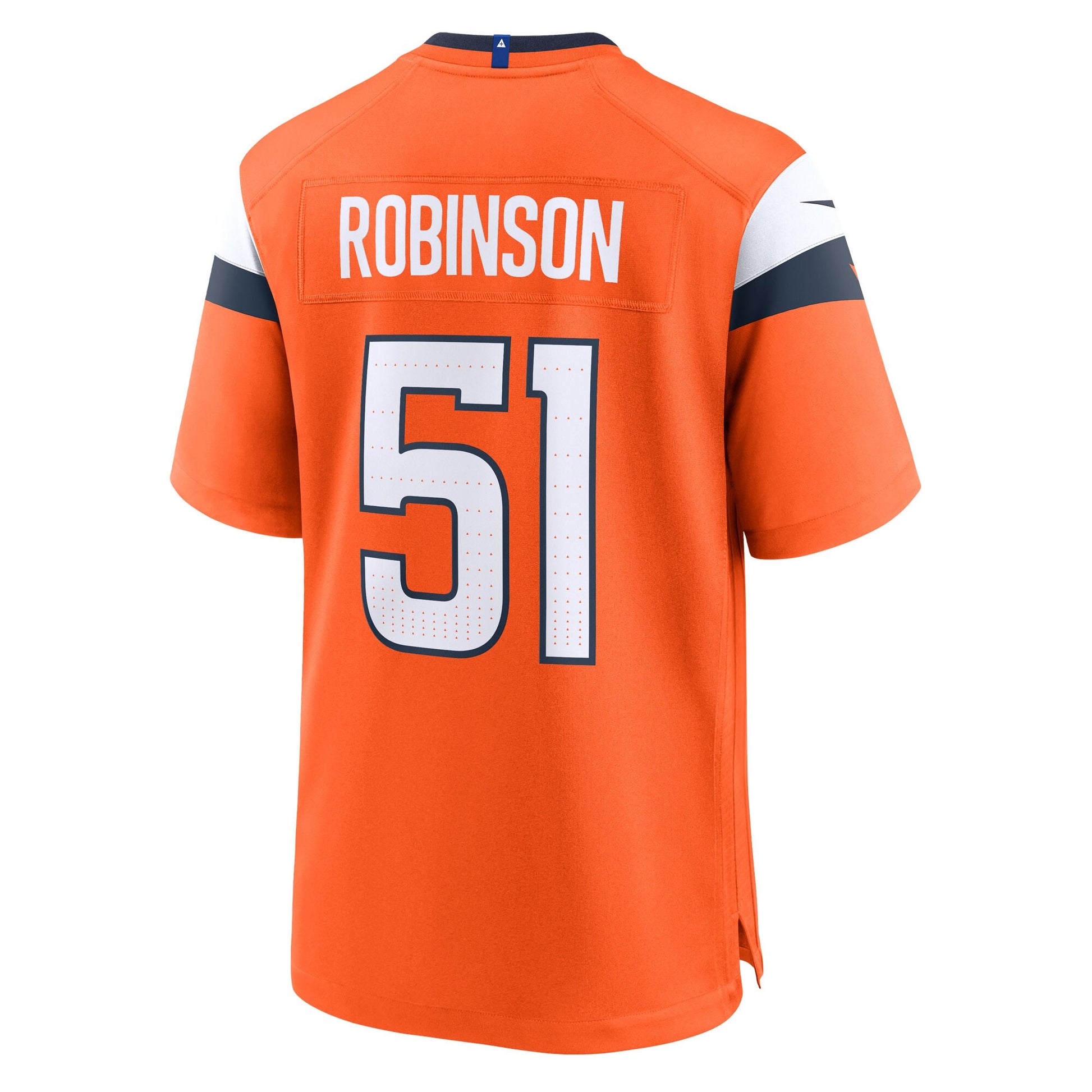 Que Robinson Denver Broncos Nike Team Game Jersey -  Orange