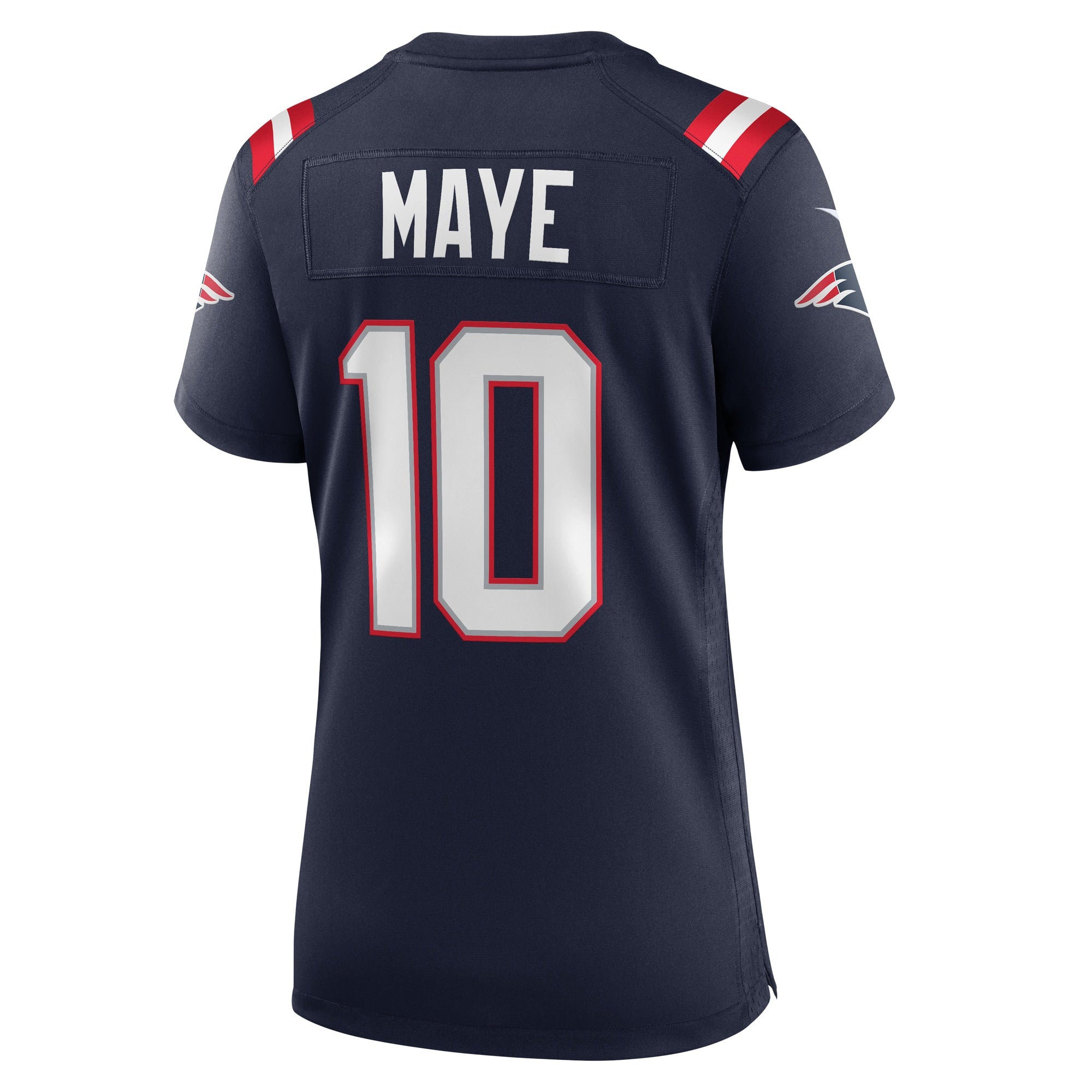 Drake Maye New England Patriots Nike Women's  Player Game Jersey - Navy