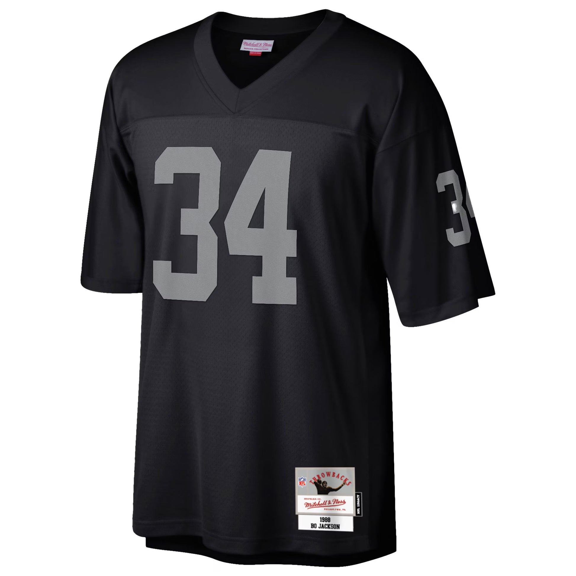 Bo Jackson Las Vegas Raiders Mitchell &amp; Ness Legacy Replica Jersey - Black