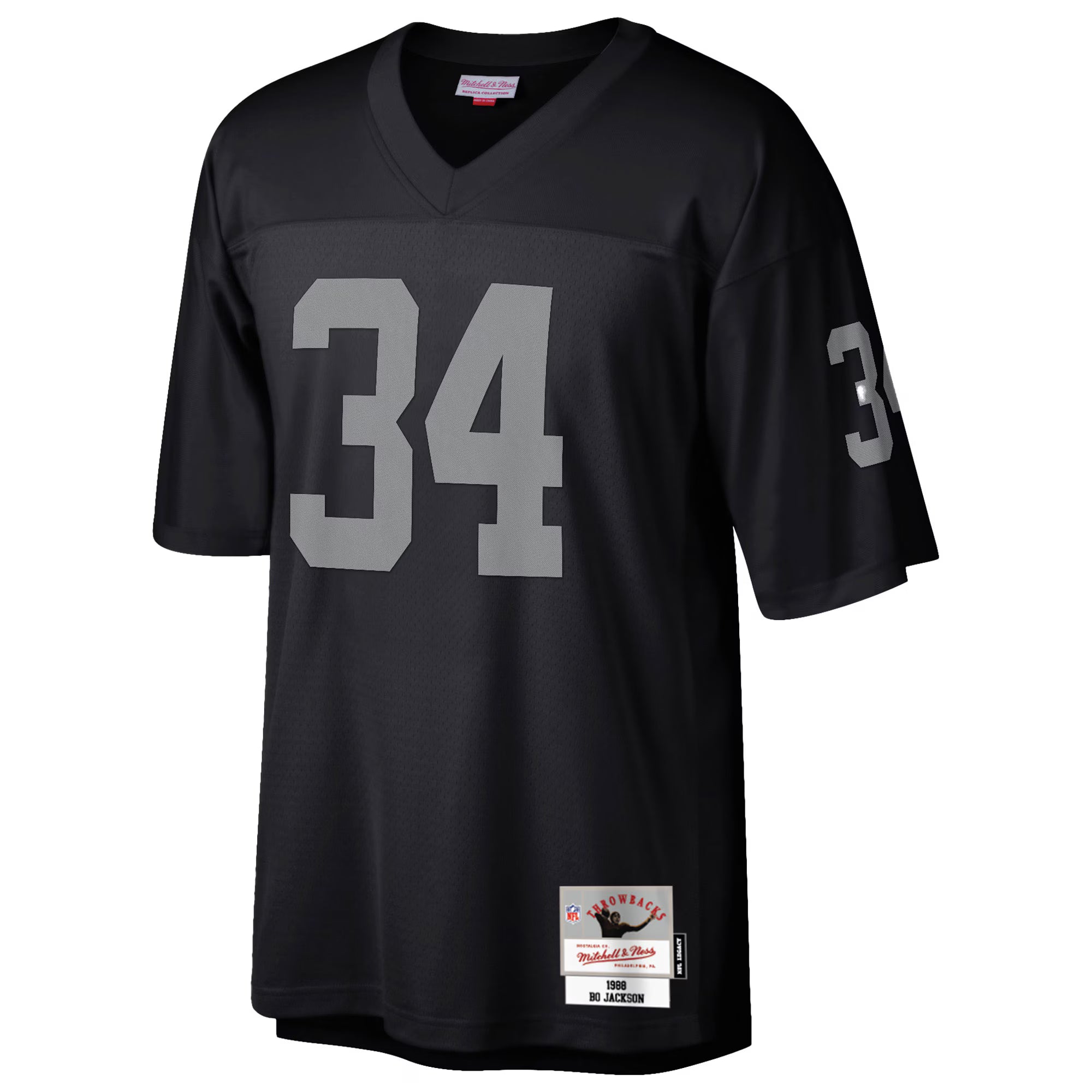 Bo Jackson Las Vegas Raiders Mitchell &amp; Ness Legacy Replica Jersey - Black