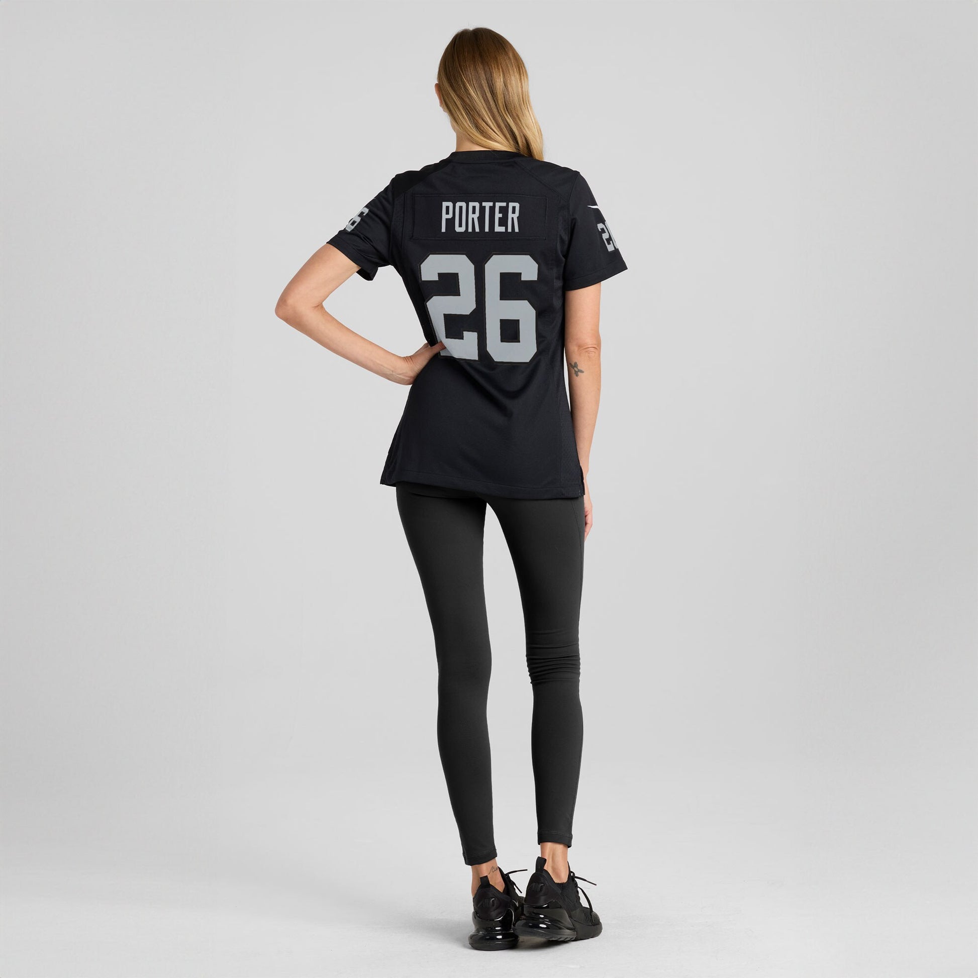 Darien Porter Las Vegas Raiders Nike Women's Team Game Jersey -  Black