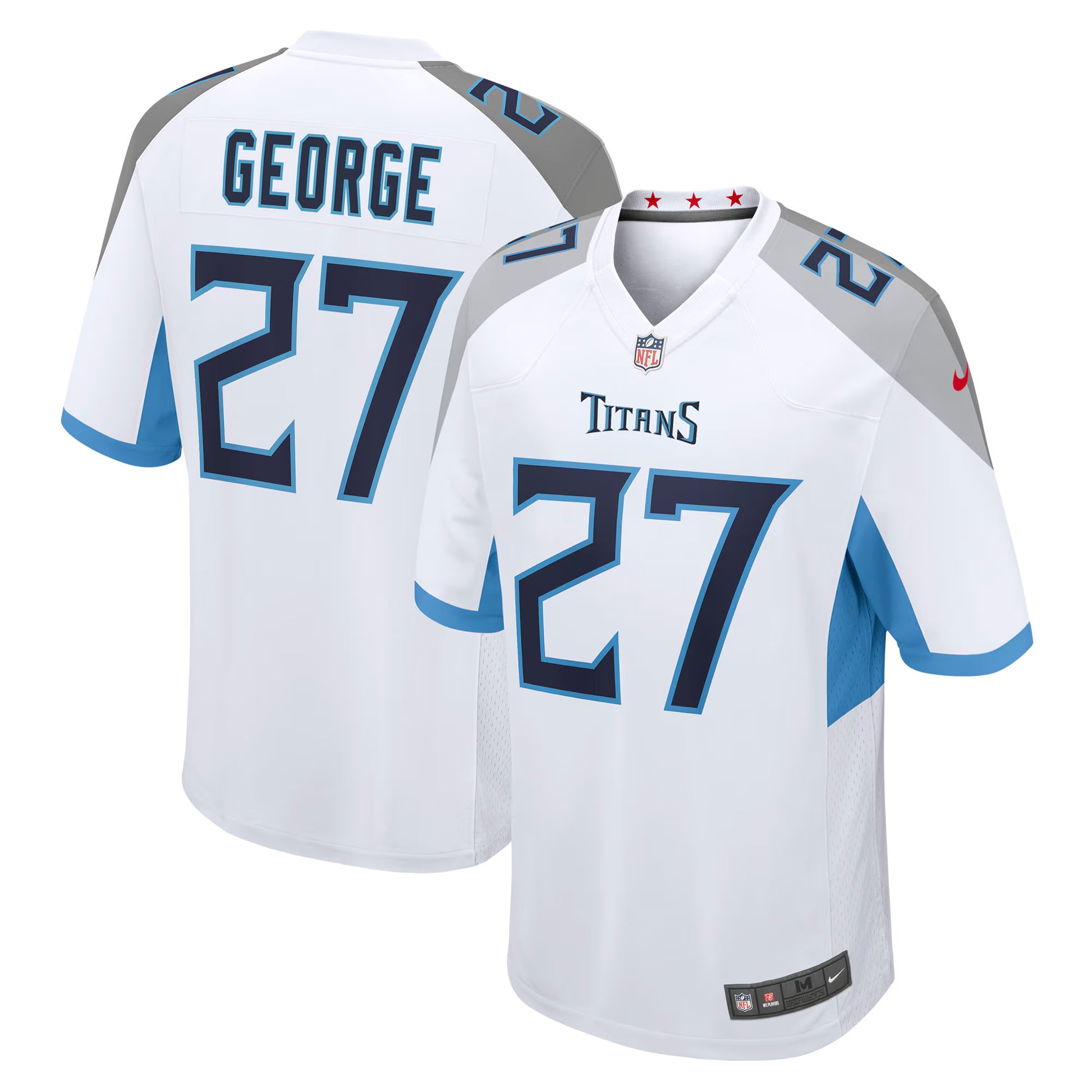 Eddie George Tennessee Titans Nike Retired Player Game Jersey - White