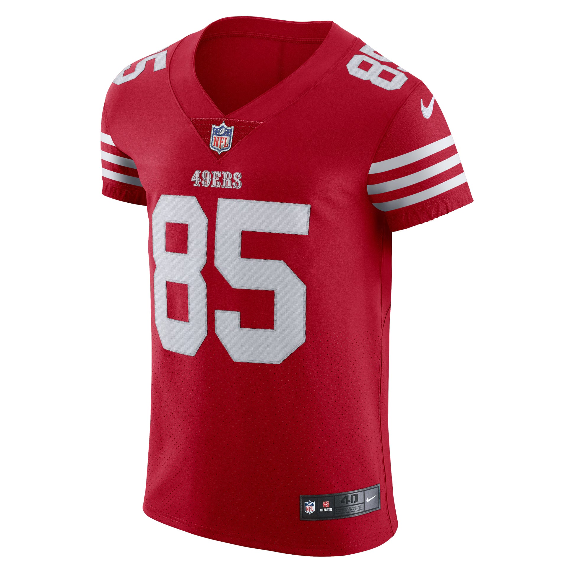 George Kittle San Francisco 49ers Nike Vapor Elite Jersey - Scarlet