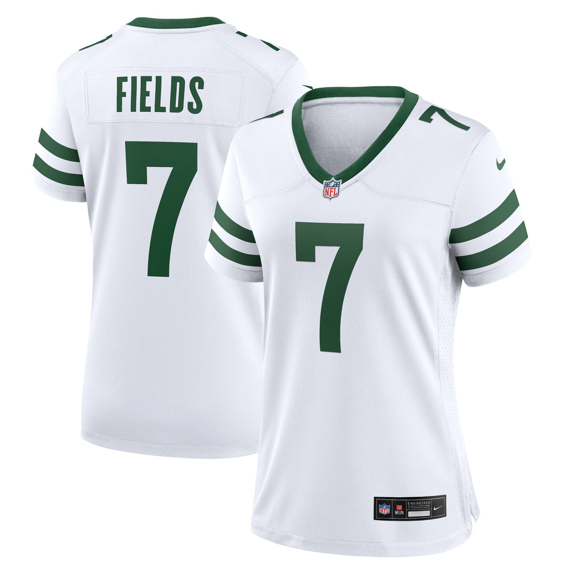 Justin Fields New York Jets Nike Women's Game Jersey -  White