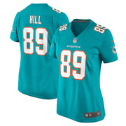 Julian Hill Miami Dolphins Nike Women's  Game Jersey -  Aqua