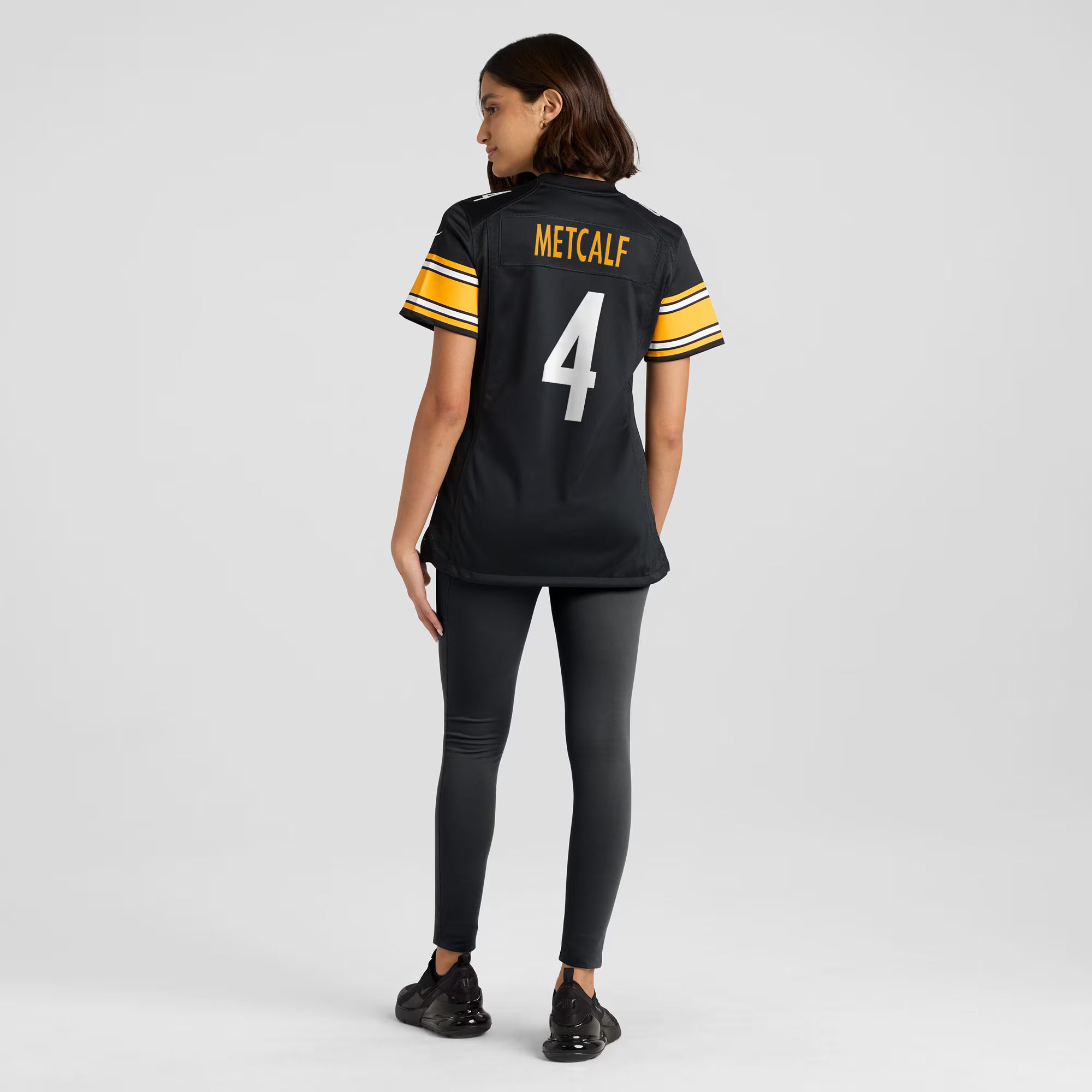 DK Metcalf Pittsburgh Steelers Nike Women's Team Game Jersey -  Black