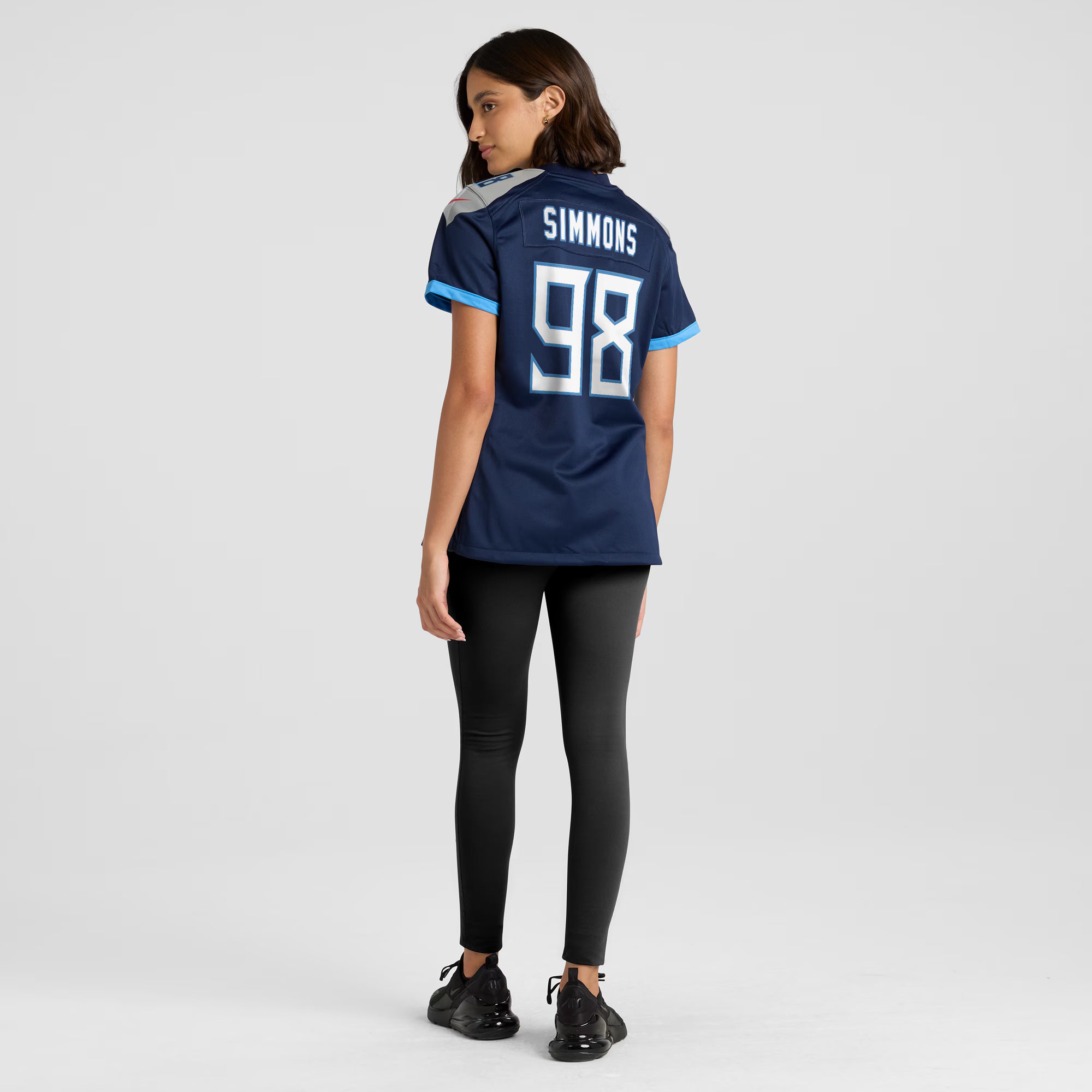 Jeffery Simmons Tennessee Titans Nike Women's Alternate Game Jersey - Navy