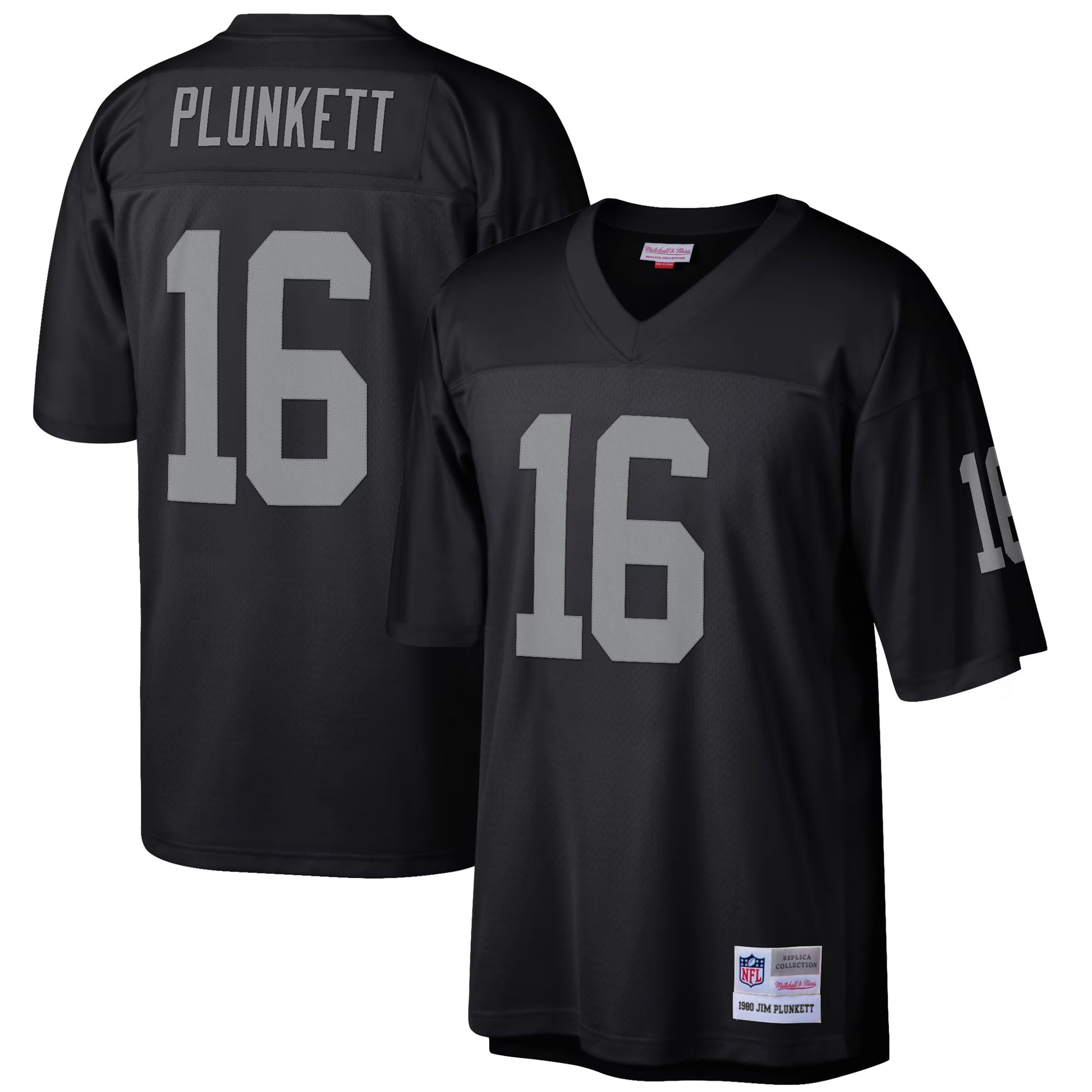 Jim Plunkett Las Vegas Raiders Mitchell &amp; Ness Retired Player Legacy Replica Jersey - Black