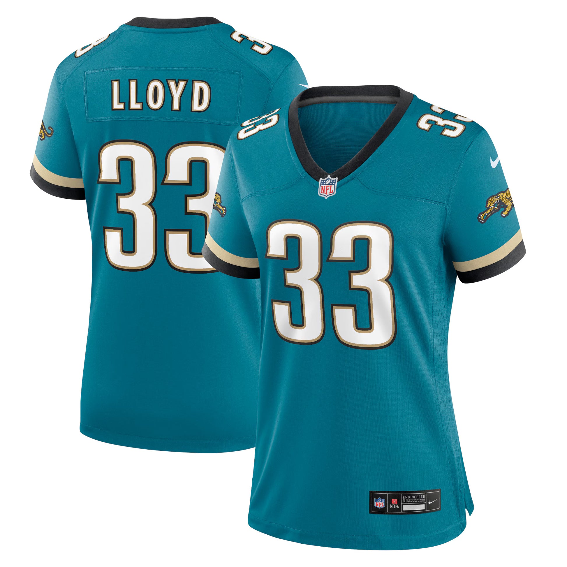 Devin Lloyd Jacksonville Jaguars Nike Women's Prowler Throwback Game Jersey - Teal
