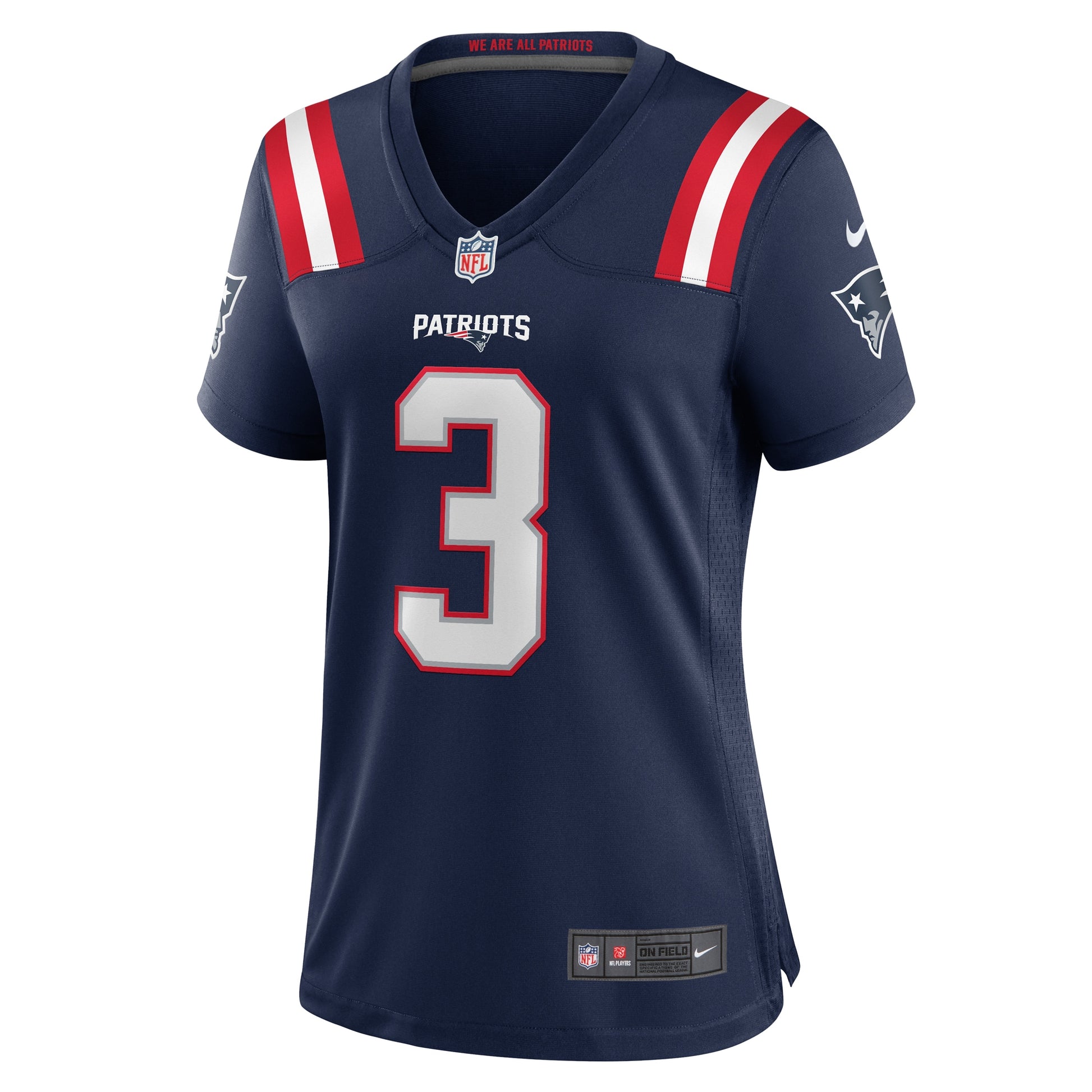 Demario Douglas New England Patriots Nike Women's Game Jersey - Navy