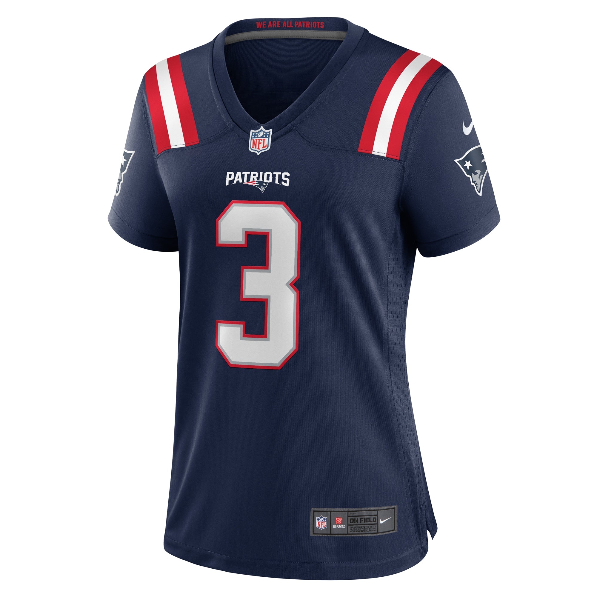 Demario Douglas New England Patriots Nike Women's Game Jersey - Navy