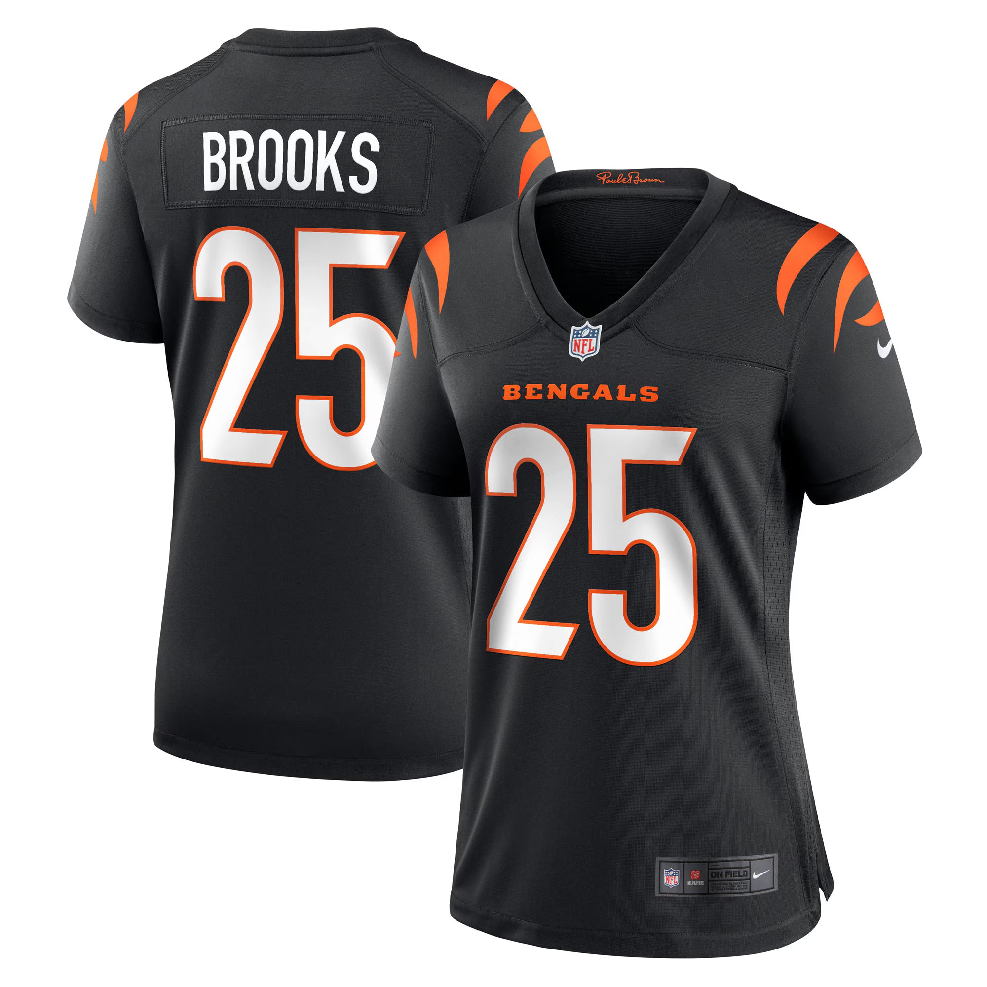 Tahj Brooks Cincinnati Bengals Nike Women's Team Game Jersey -  Black