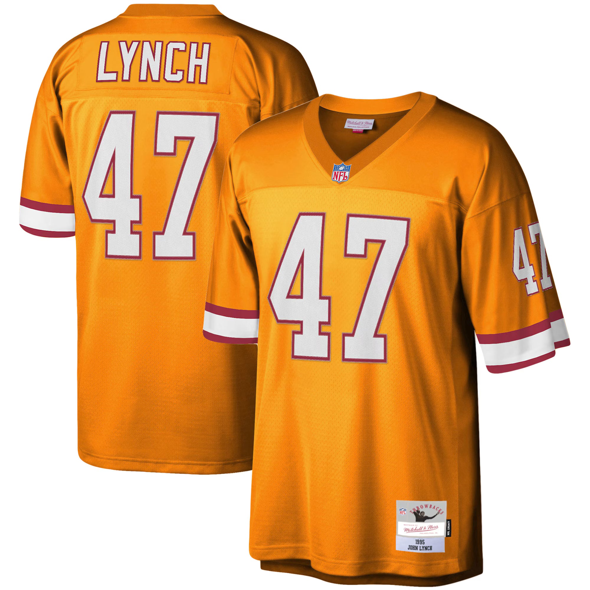 John Lynch Tampa Bay Buccaneers Mitchell &amp; Ness Legacy Replica Jersey - Orange