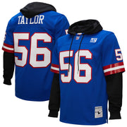 Lawrence Taylor New York Giants Mitchell &amp; Ness Player Name &amp; Number Hoodie Legacy Jersey - Royal